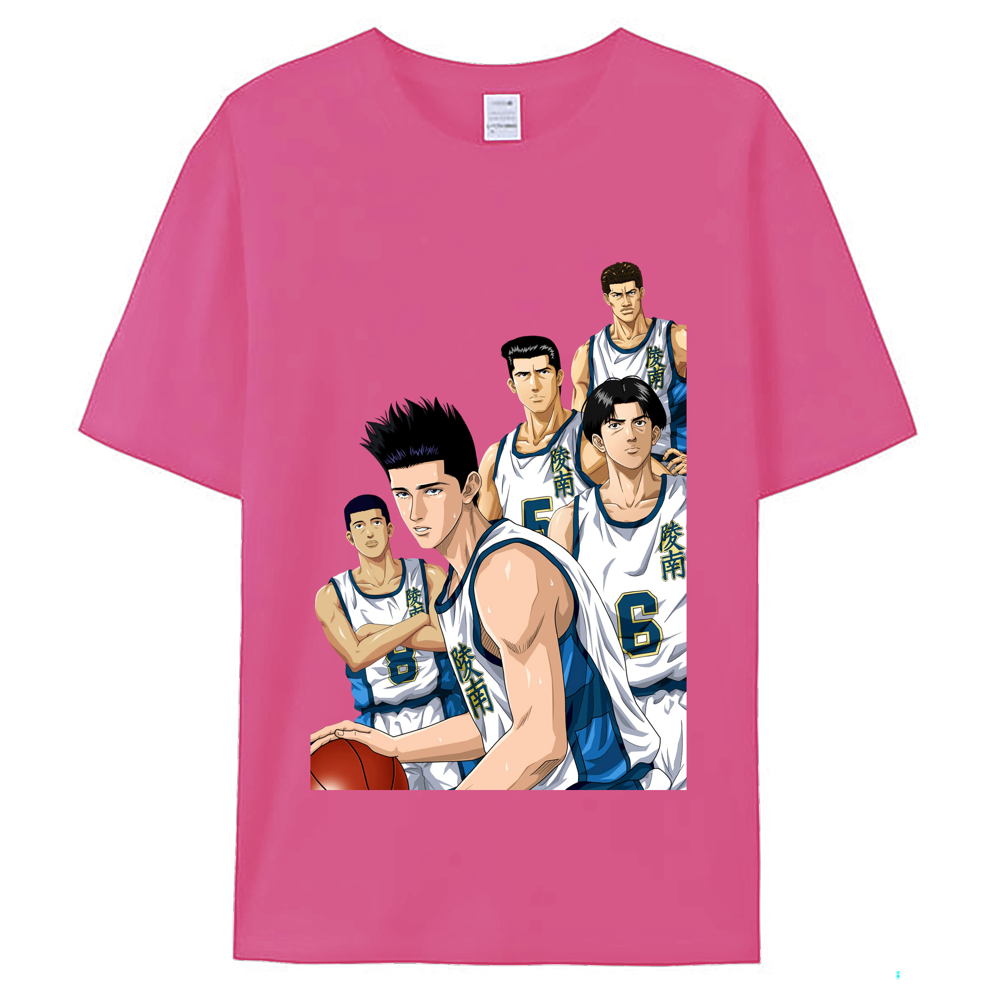 （画像用） SLAM DUNK／スラムダンク レディースカジュアルプリントTシャツ（綿100％）