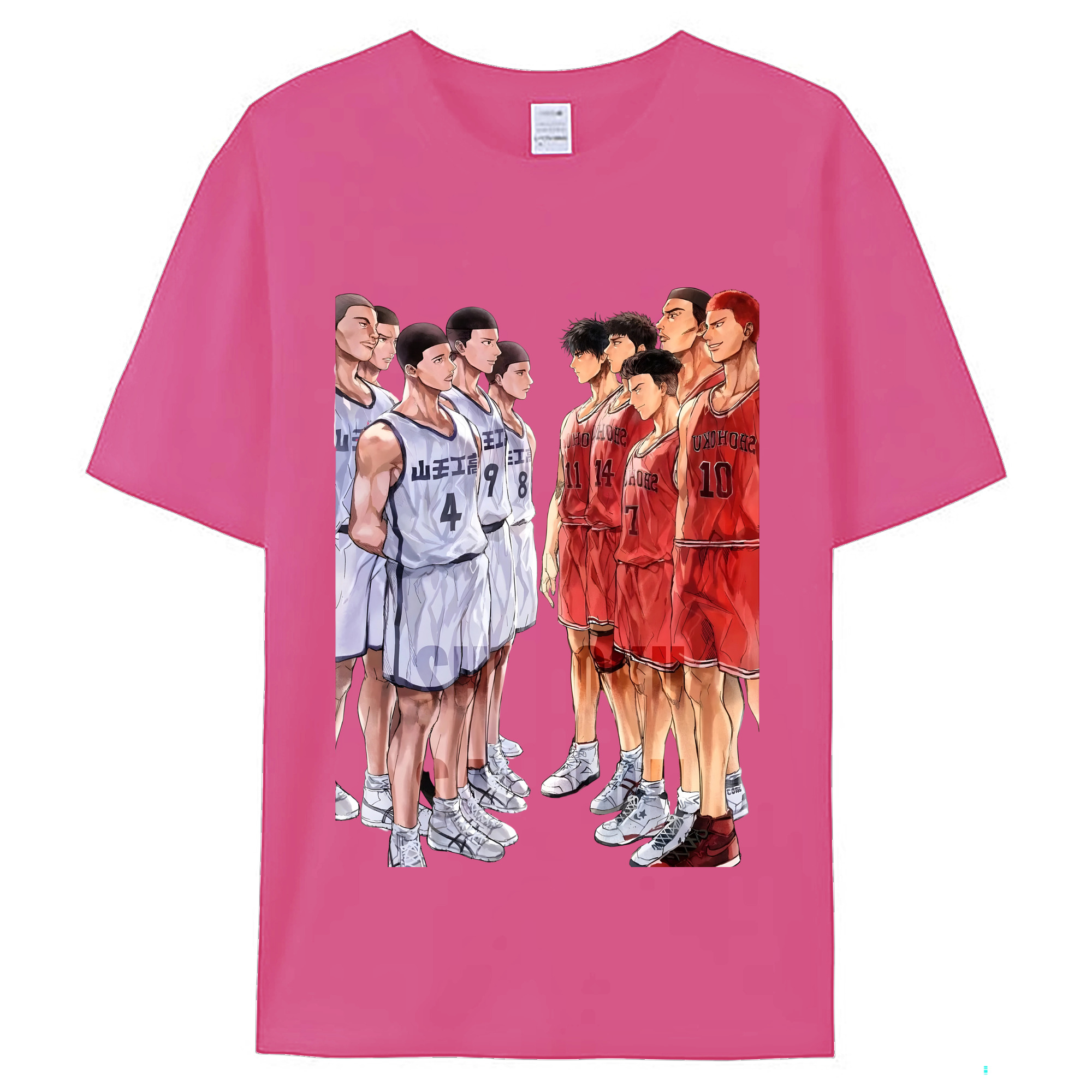 （画像用） SLAM DUNK／スラムダンク レディースカジュアルプリントTシャツ（綿100％）