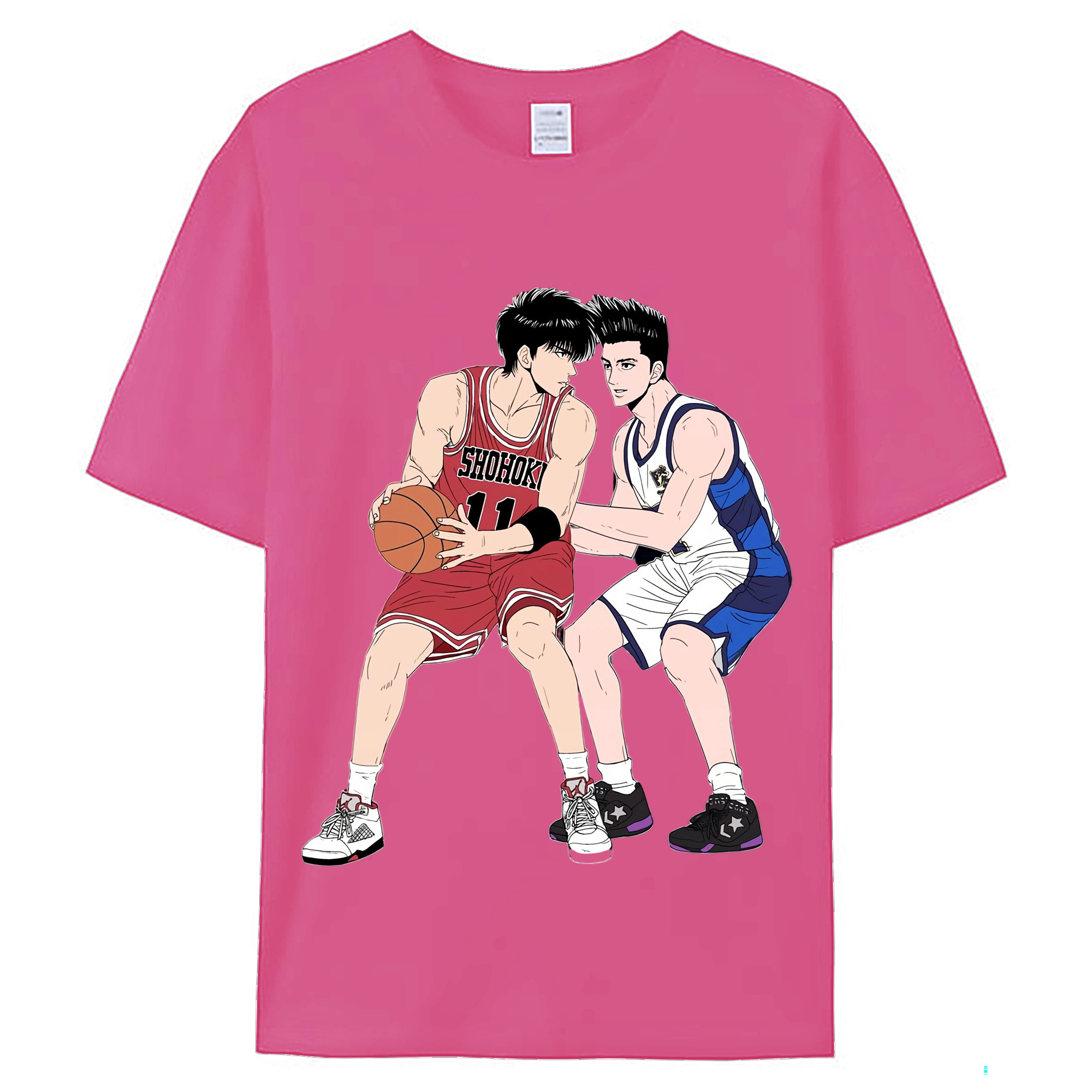 （画像用） SLAM DUNK／スラムダンク レディースカジュアルプリントTシャツ（綿100％）