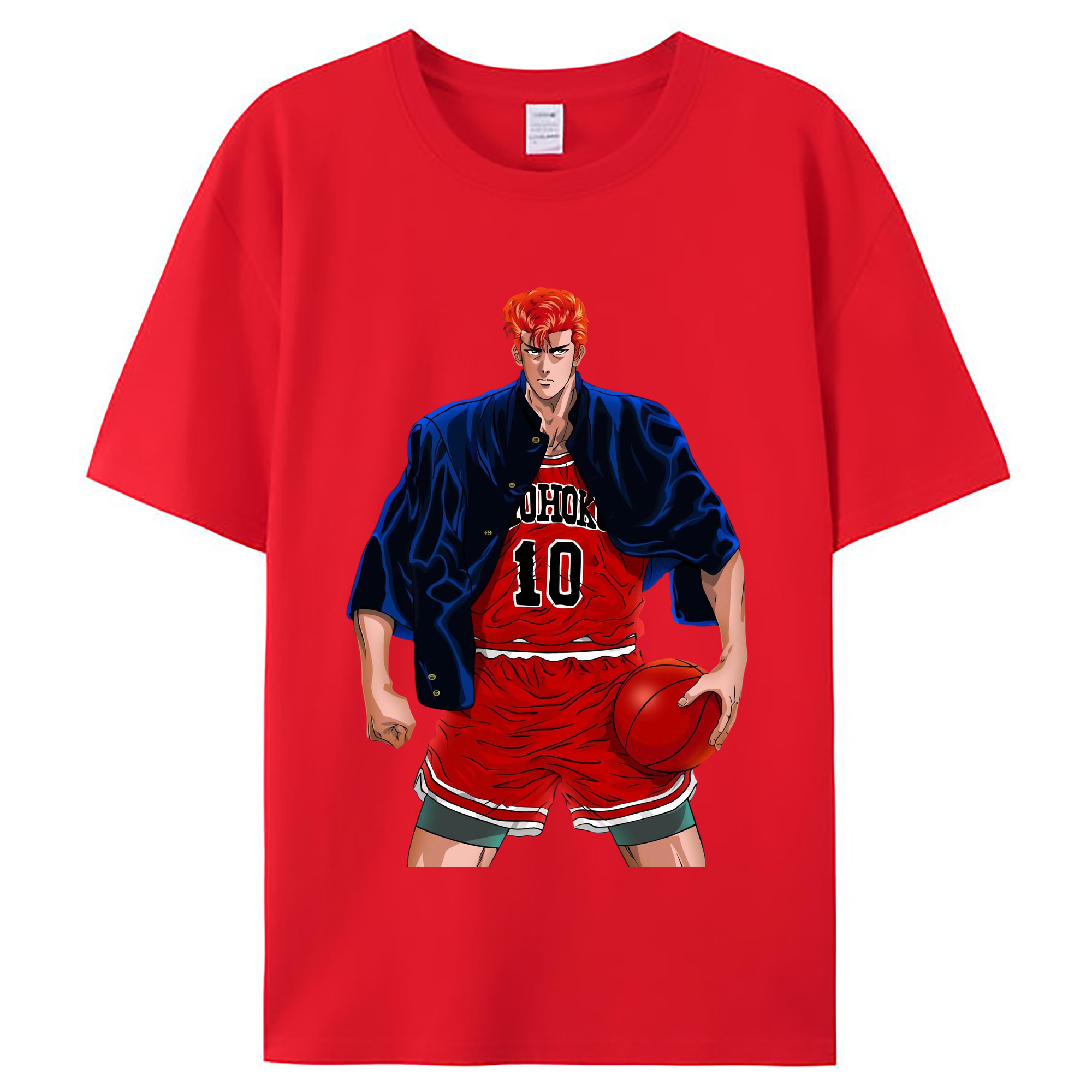 （画像用） SLAM DUNK／スラムダンク レディースカジュアルプリントTシャツ（綿100％）