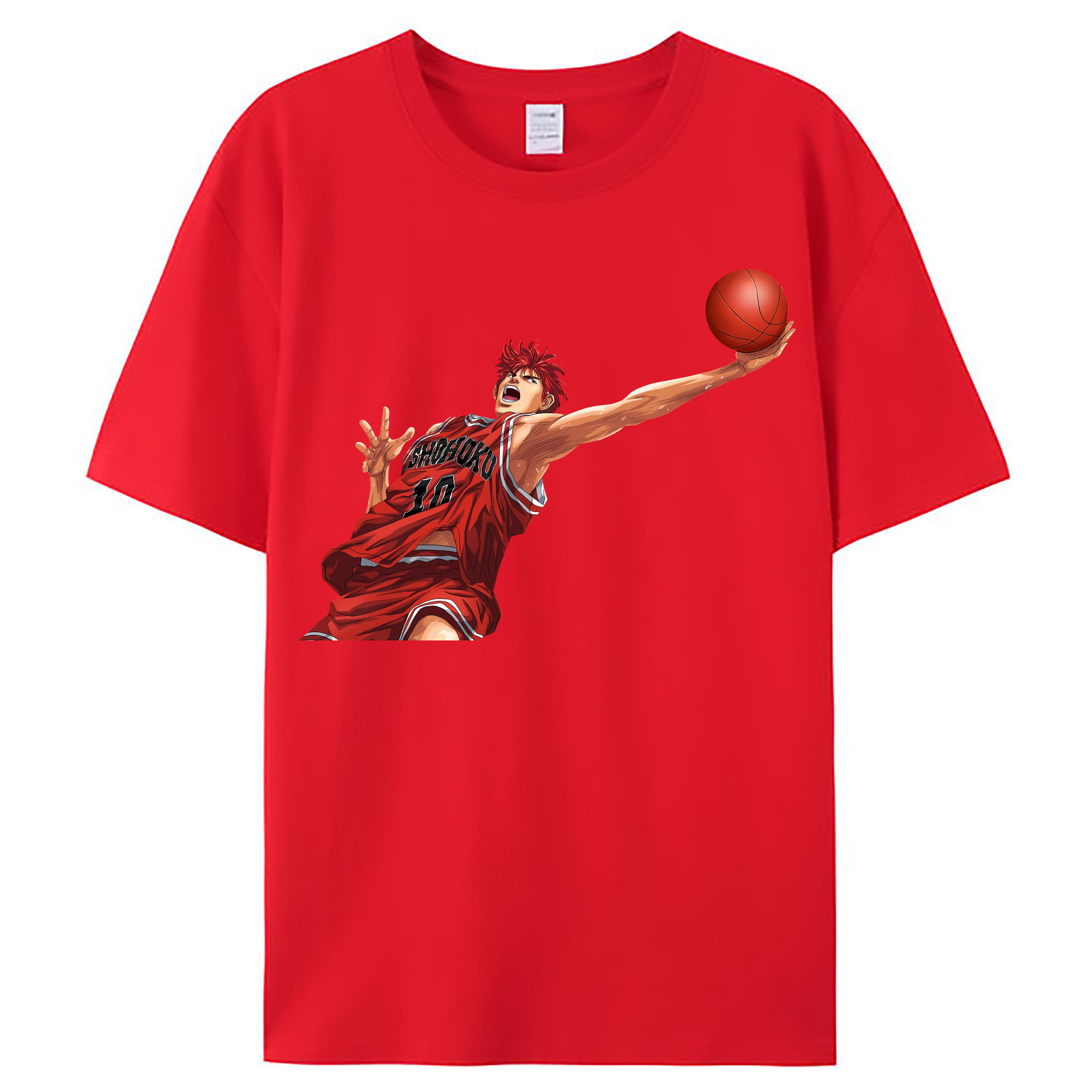 （画像用） SLAM DUNK／スラムダンク レディースカジュアルプリントTシャツ（綿100％）