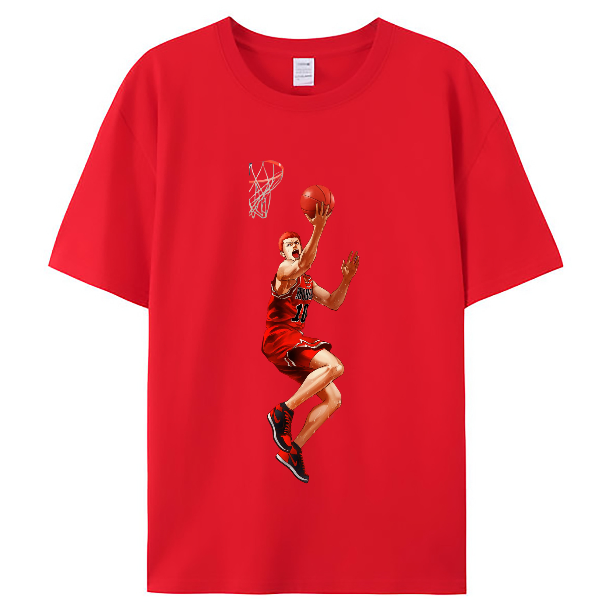 （画像用） SLAM DUNK／スラムダンク レディースカジュアルプリントTシャツ（綿100％）