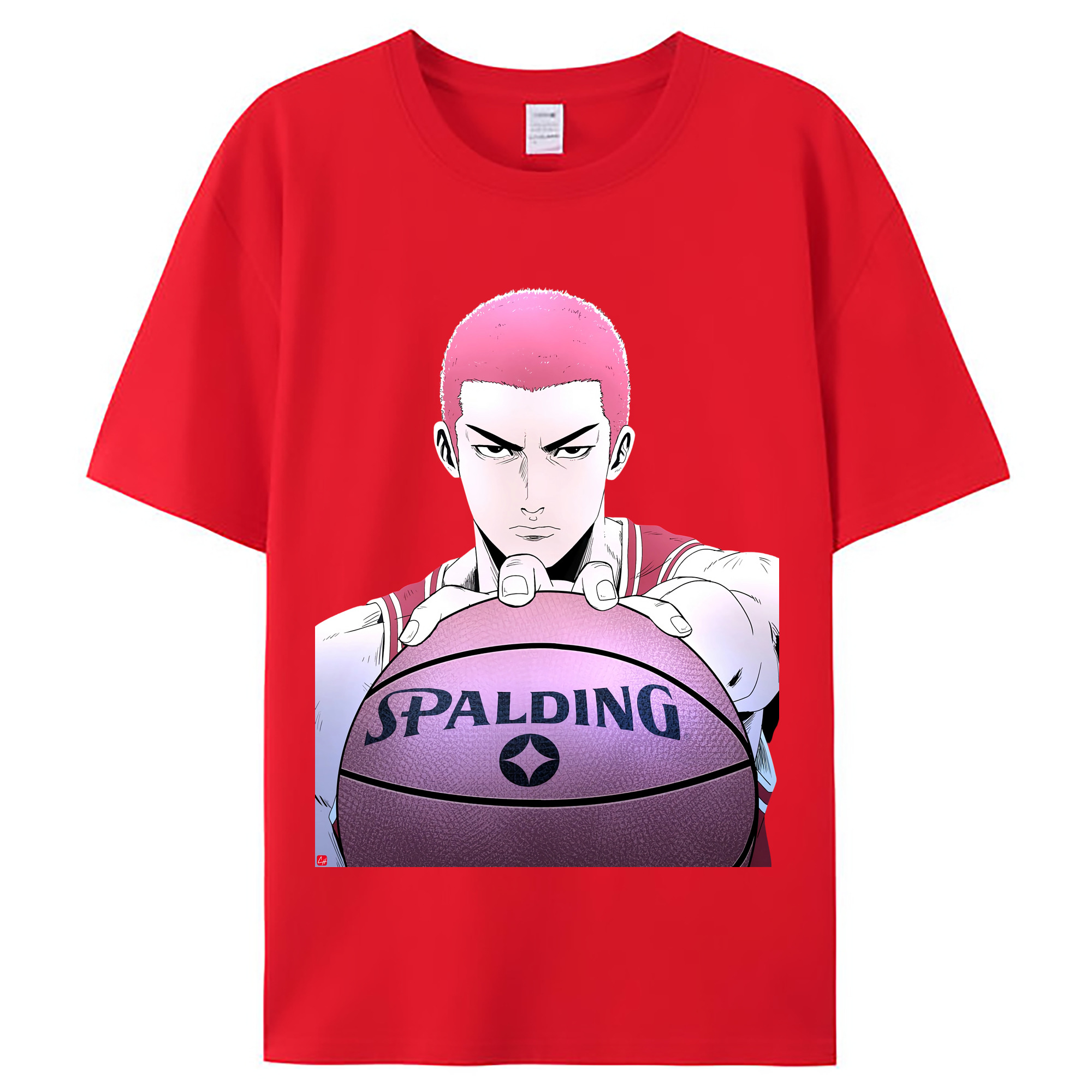 （画像用） SLAM DUNK／スラムダンク レディースカジュアルプリントTシャツ（綿100％）