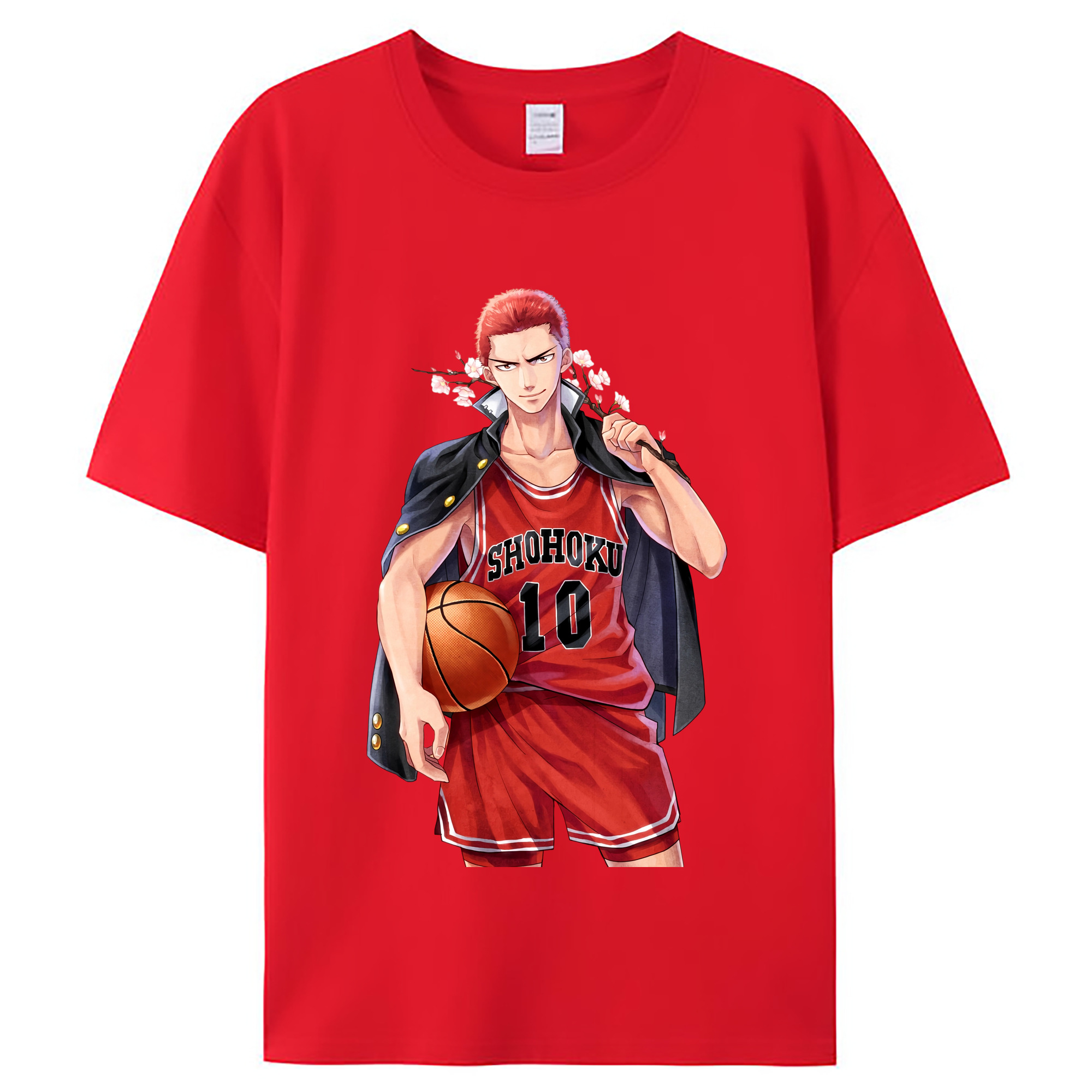 （画像用） SLAM DUNK／スラムダンク レディースカジュアルプリントTシャツ（綿100％）