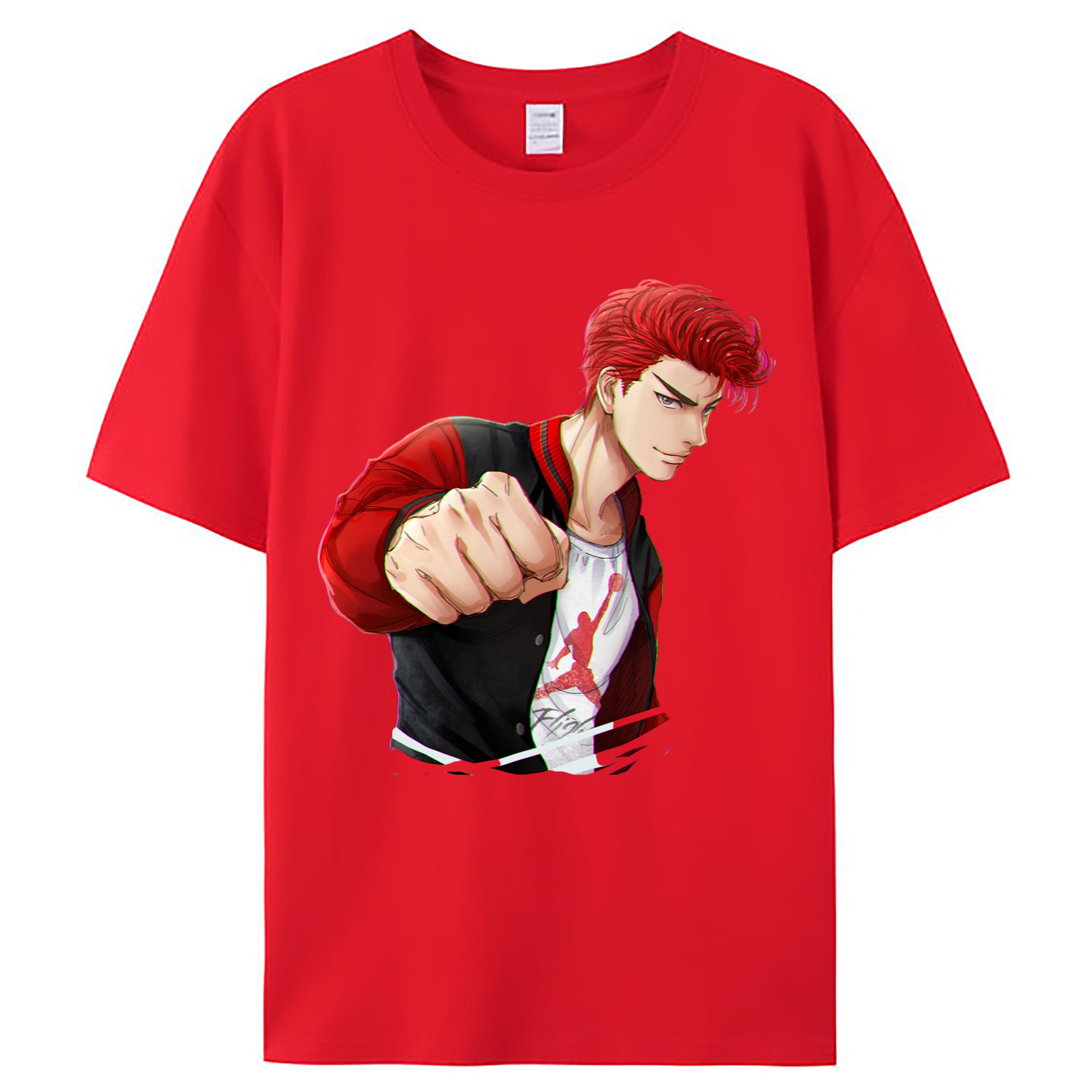 （画像用） SLAM DUNK／スラムダンク レディースカジュアルプリントTシャツ（綿100％）