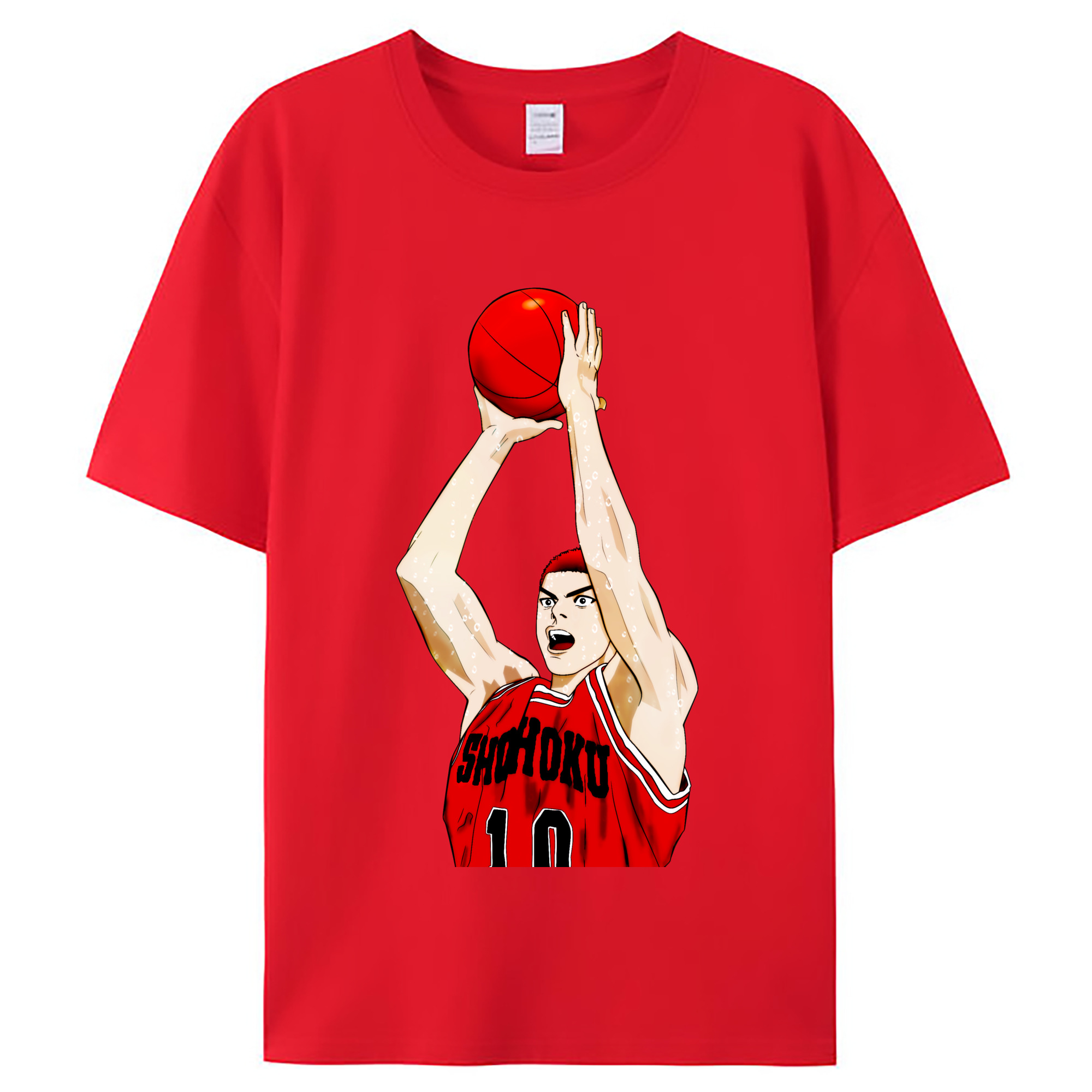 （画像用） SLAM DUNK／スラムダンク レディースカジュアルプリントTシャツ（綿100％）