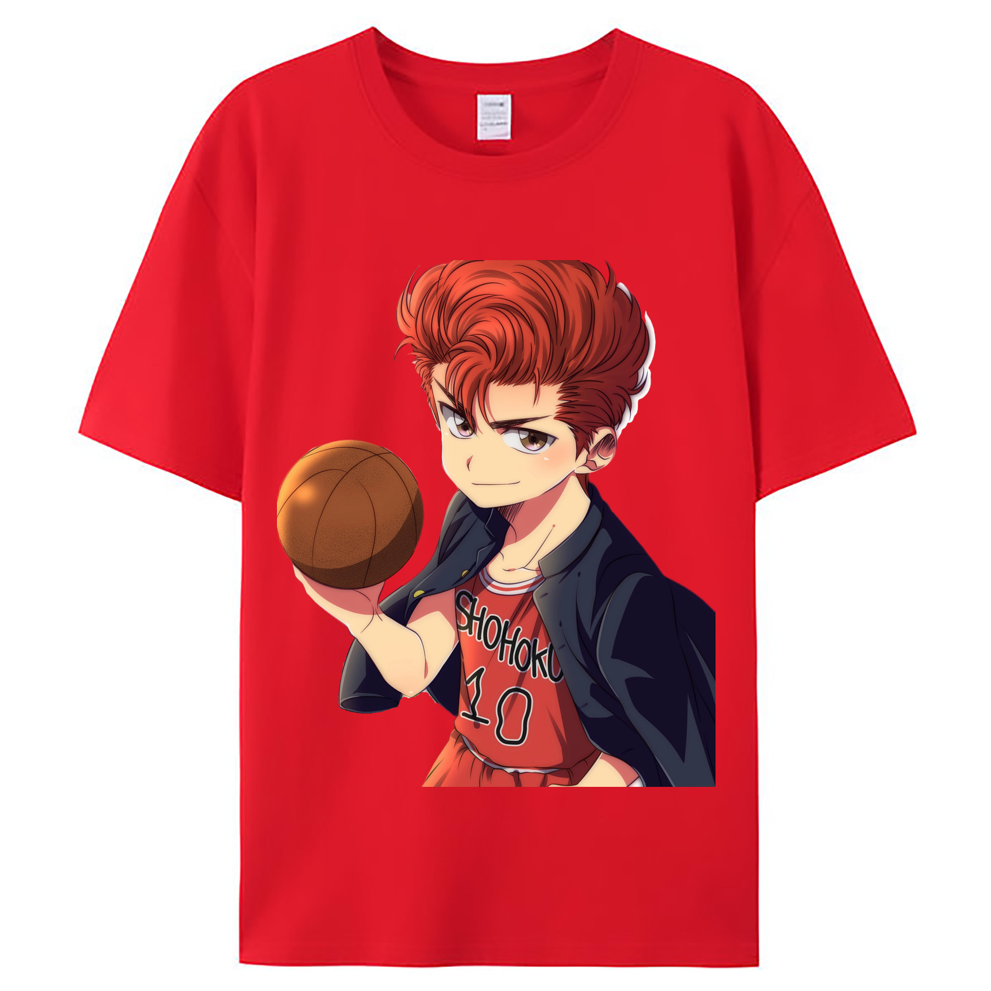 （画像用） SLAM DUNK／スラムダンク レディースカジュアルプリントTシャツ（綿100％）