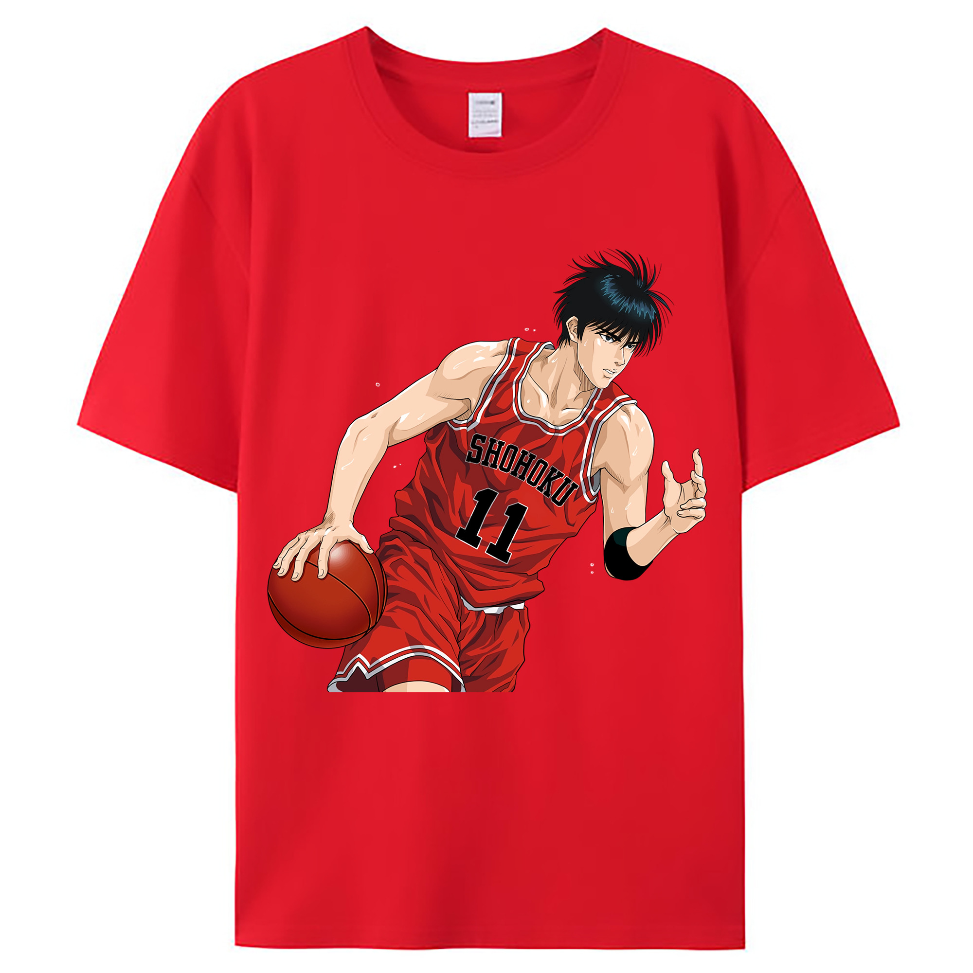 （画像用） SLAM DUNK／スラムダンク レディースカジュアルプリントTシャツ（綿100％）