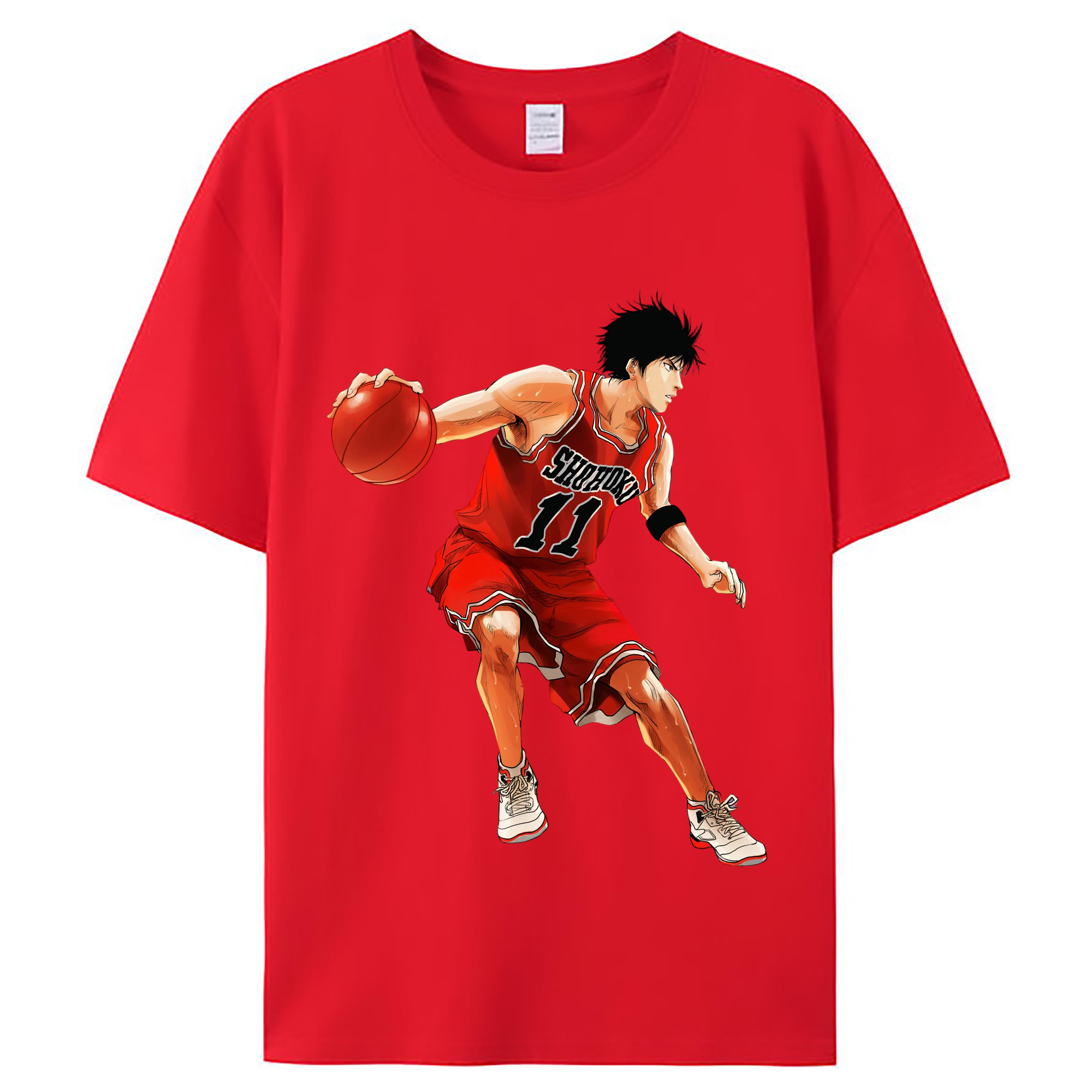 （画像用） SLAM DUNK／スラムダンク レディースカジュアルプリントTシャツ（綿100％）