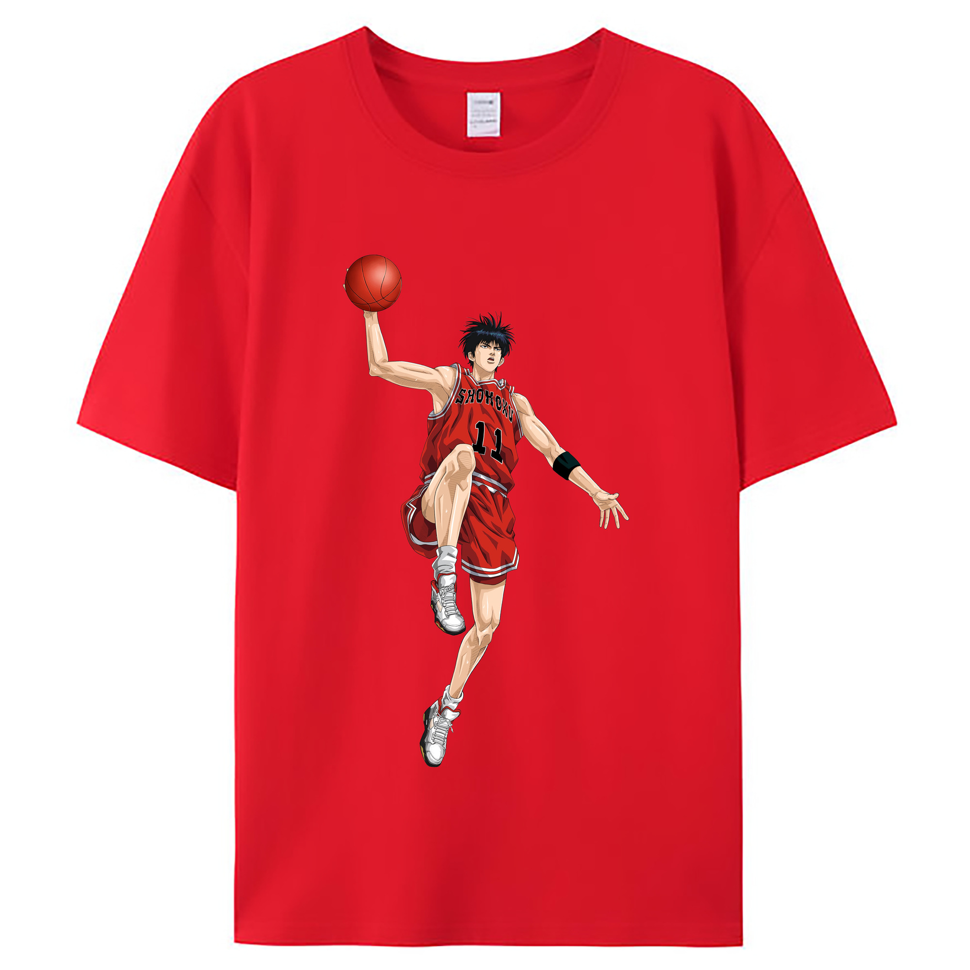 （画像用） SLAM DUNK／スラムダンク レディースカジュアルプリントTシャツ（綿100％）