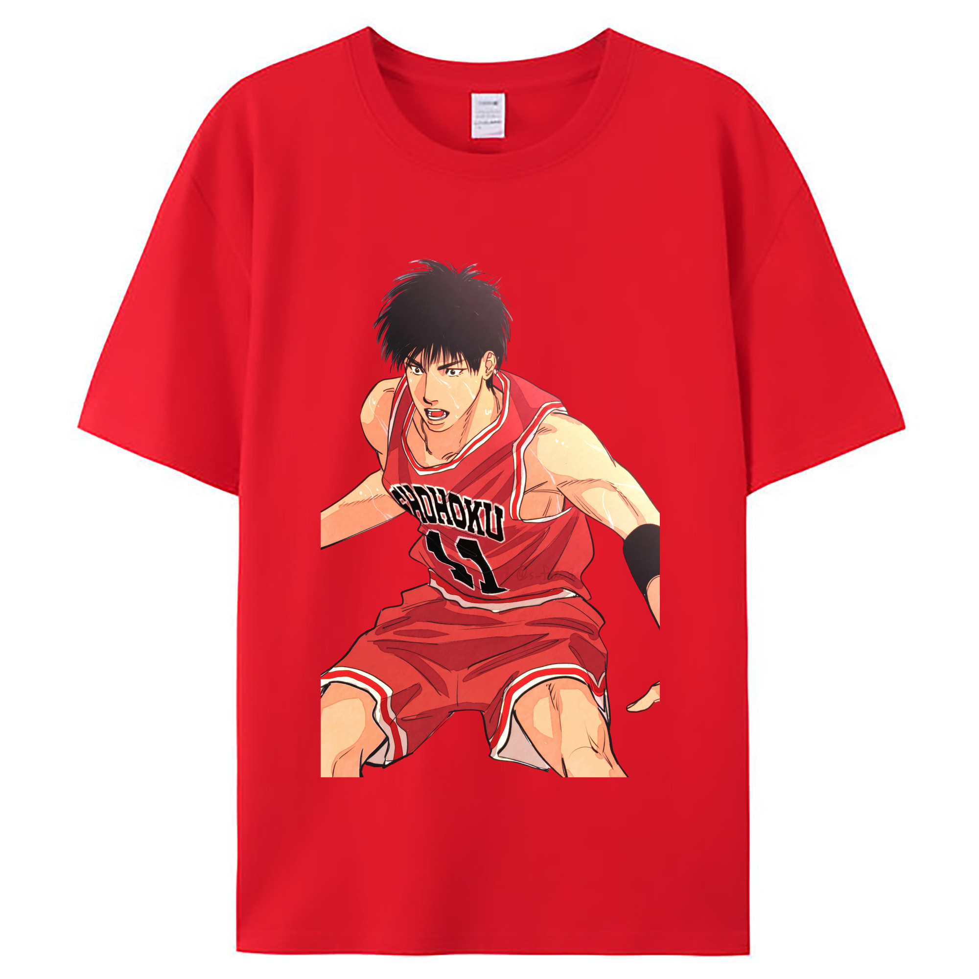 （画像用） SLAM DUNK／スラムダンク レディースカジュアルプリントTシャツ（綿100％）
