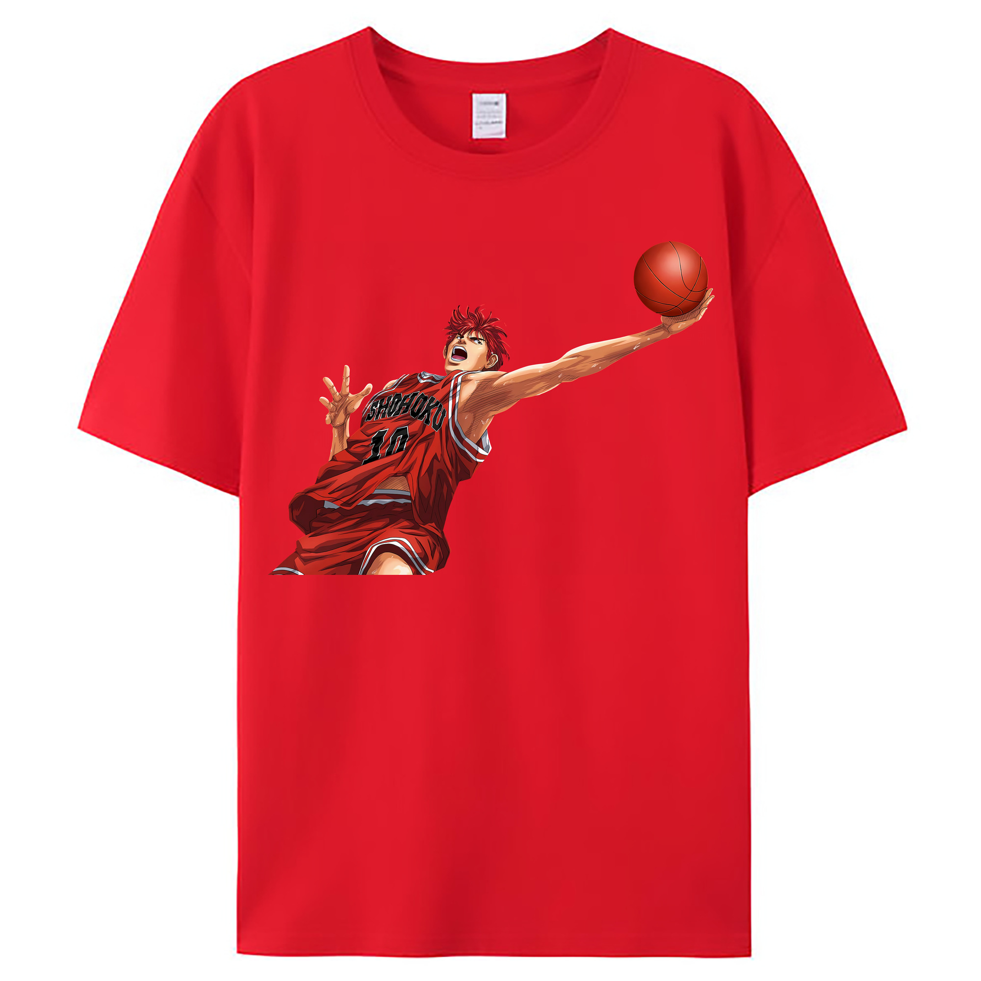 （画像用） SLAM DUNK／スラムダンク レディースカジュアルプリントTシャツ（綿100％）