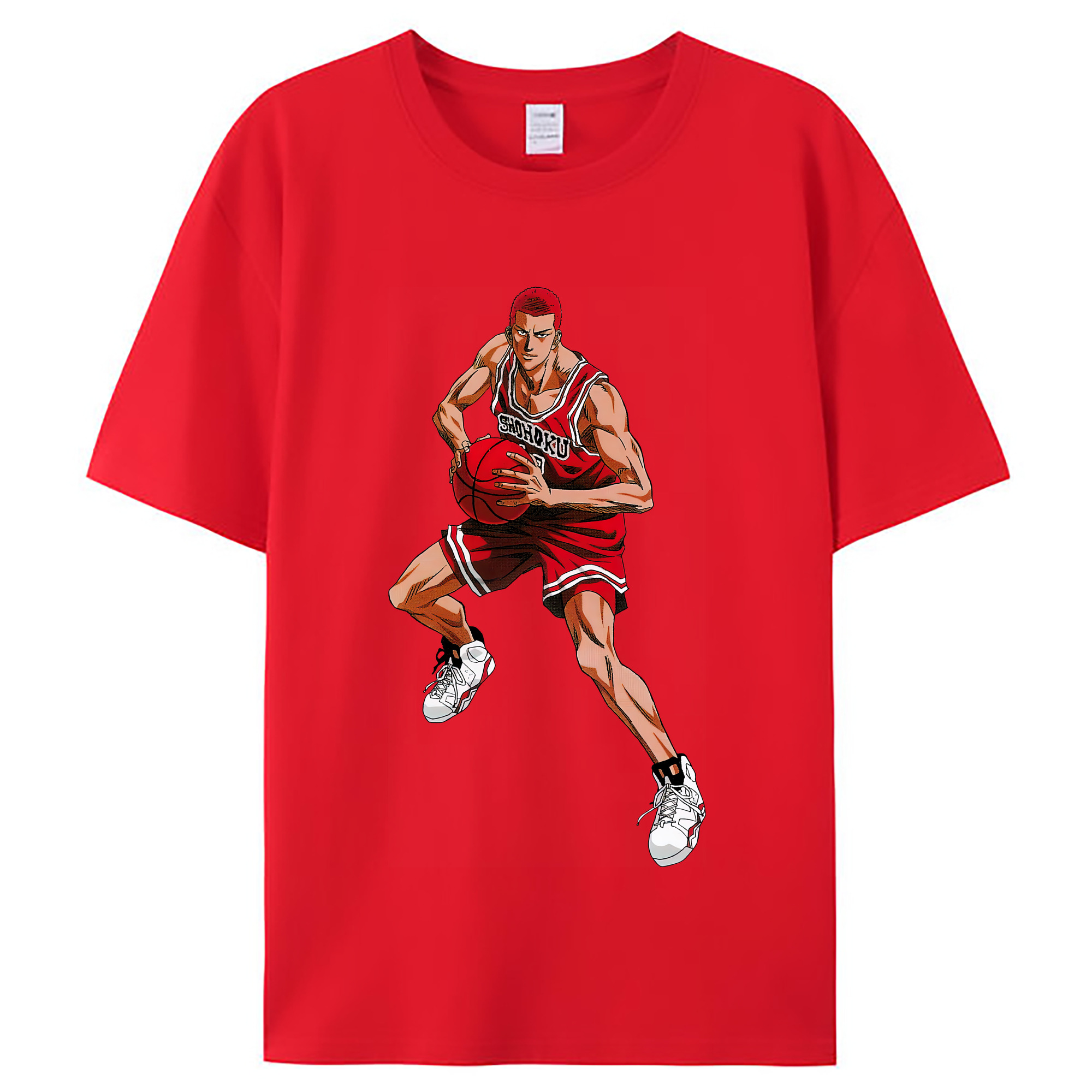 （画像用） SLAM DUNK／スラムダンク レディースカジュアルプリントTシャツ（綿100％）