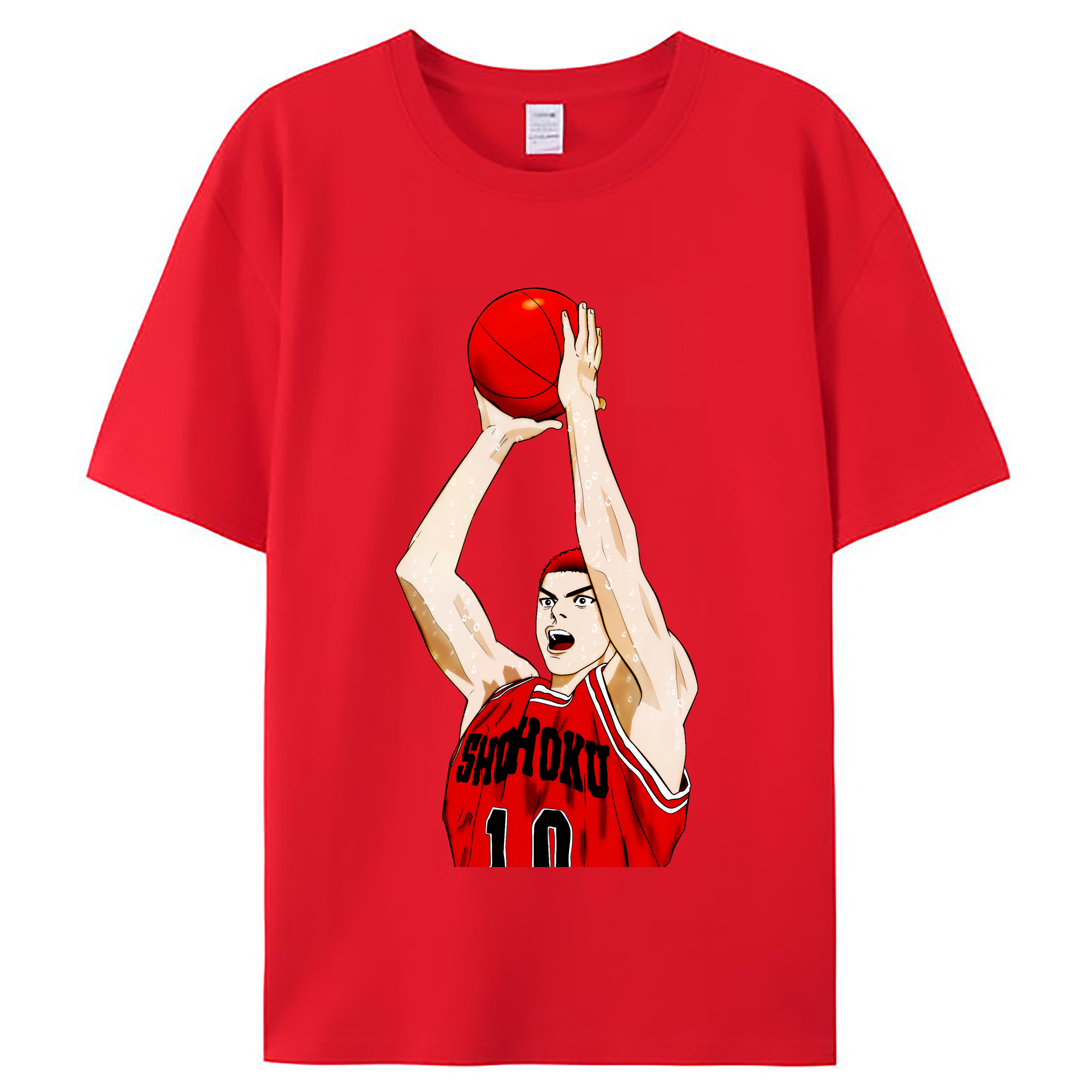 （画像用） SLAM DUNK／スラムダンク レディースカジュアルプリントTシャツ（綿100％）