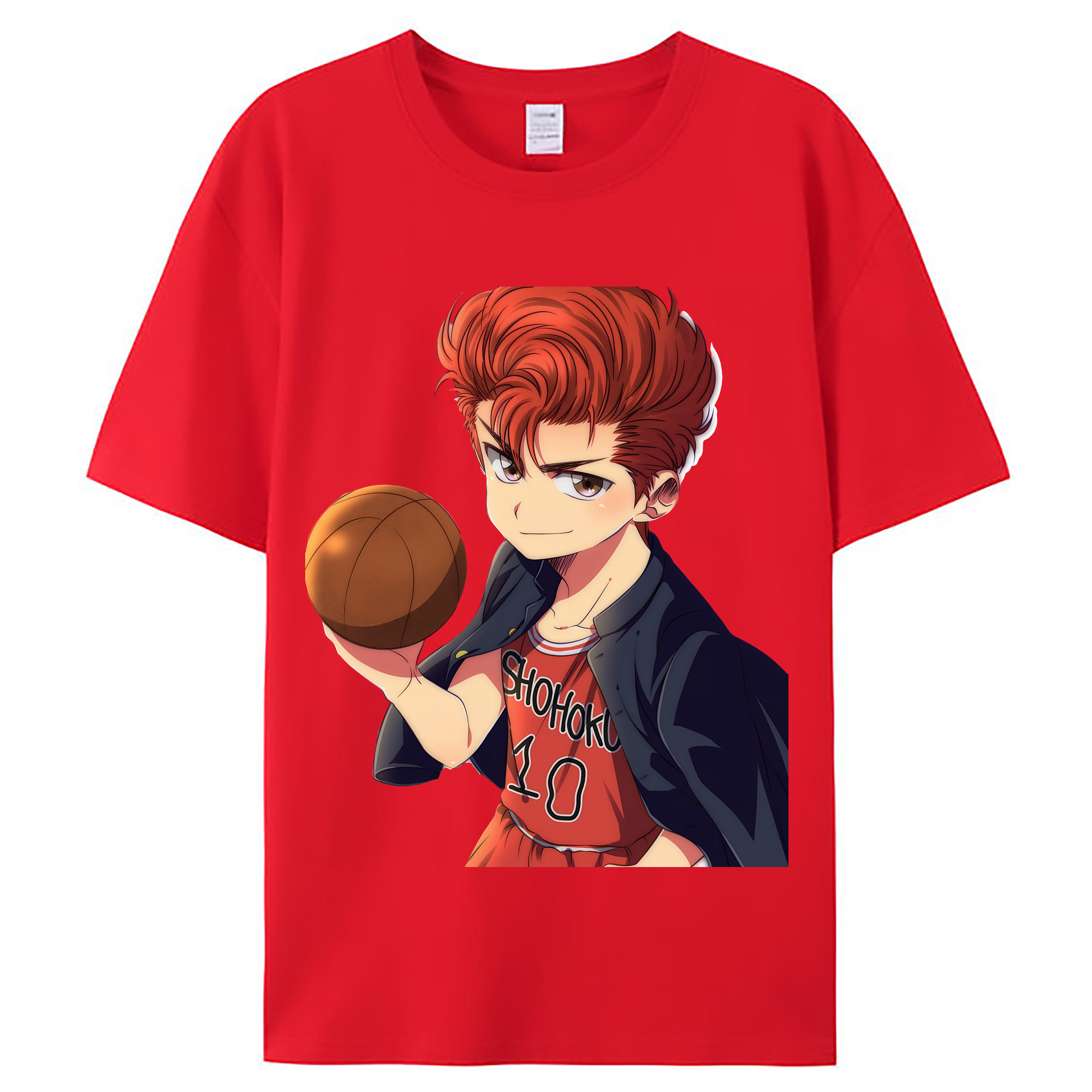 （画像用） SLAM DUNK／スラムダンク レディースカジュアルプリントTシャツ（綿100％）