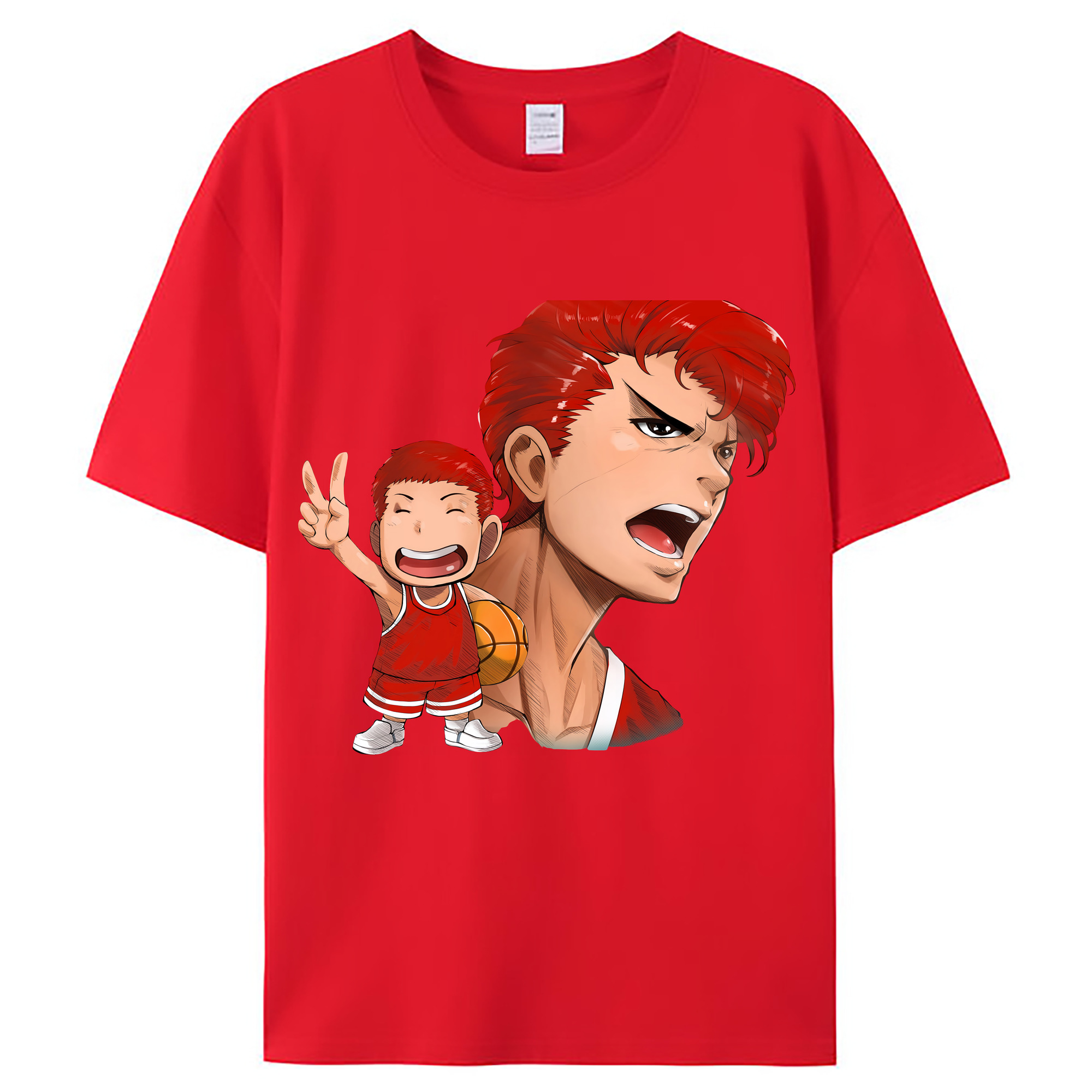 （画像用） SLAM DUNK／スラムダンク レディースカジュアルプリントTシャツ（綿100％）