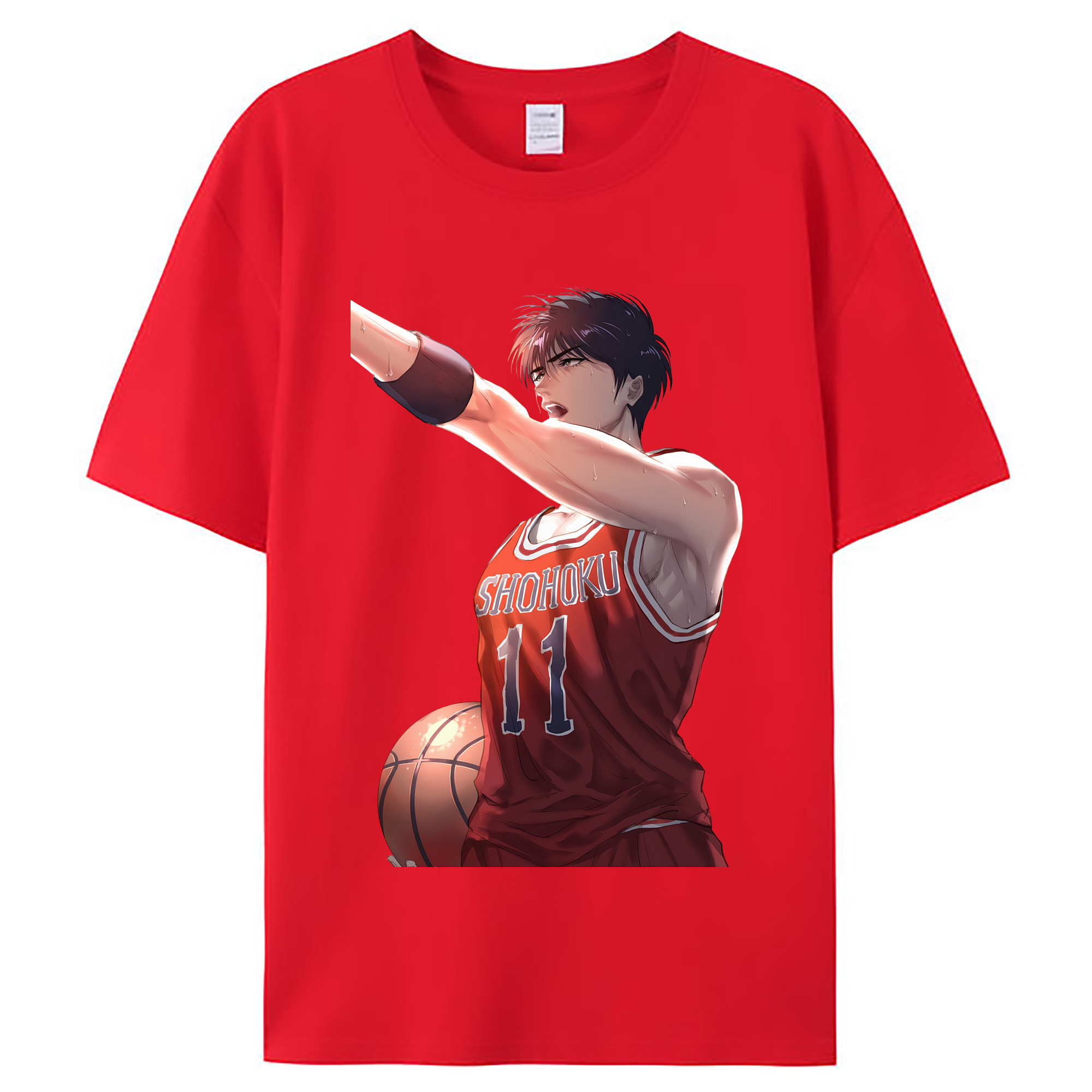 （画像用） SLAM DUNK／スラムダンク レディースカジュアルプリントTシャツ（綿100％）
