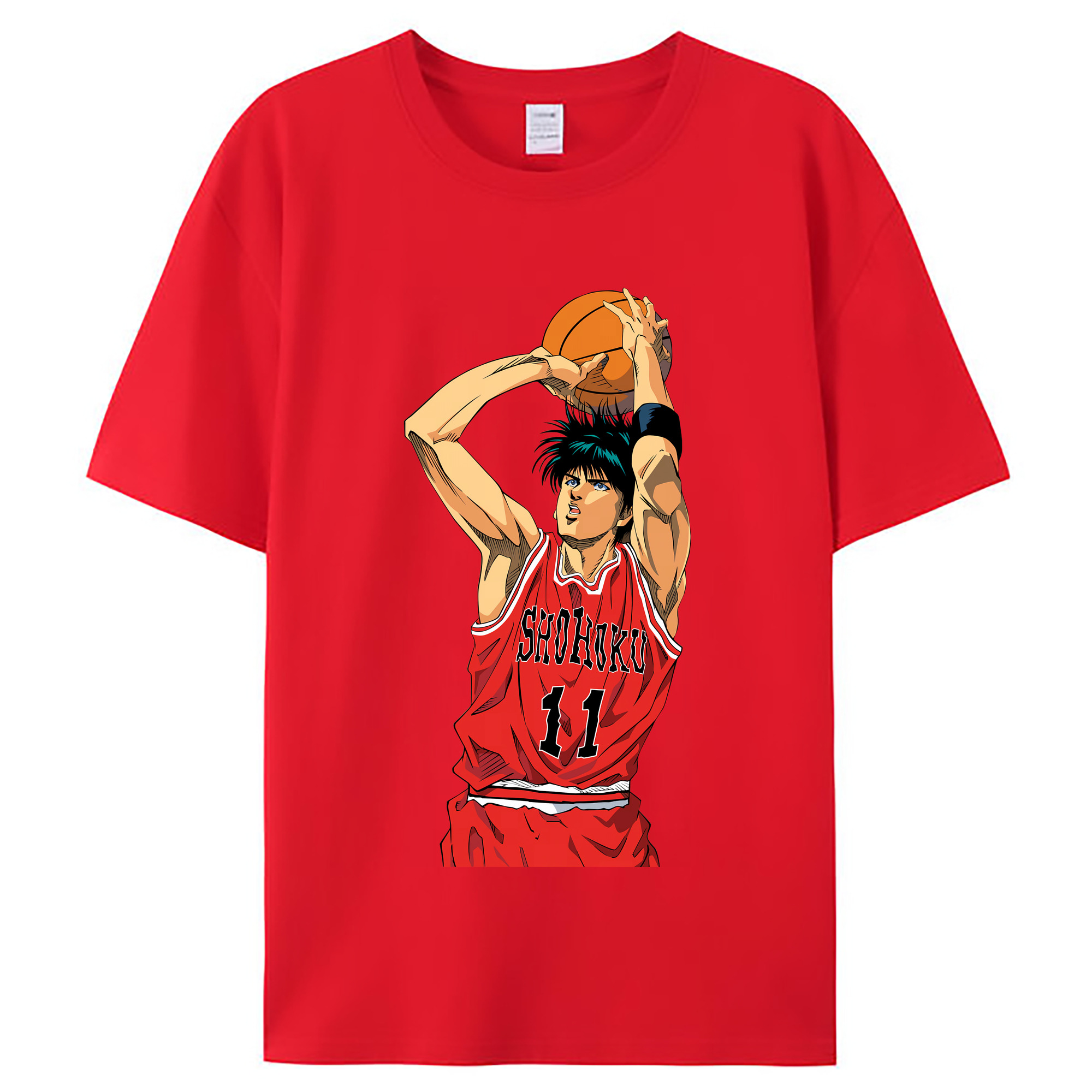 （画像用） SLAM DUNK／スラムダンク レディースカジュアルプリントTシャツ（綿100％）