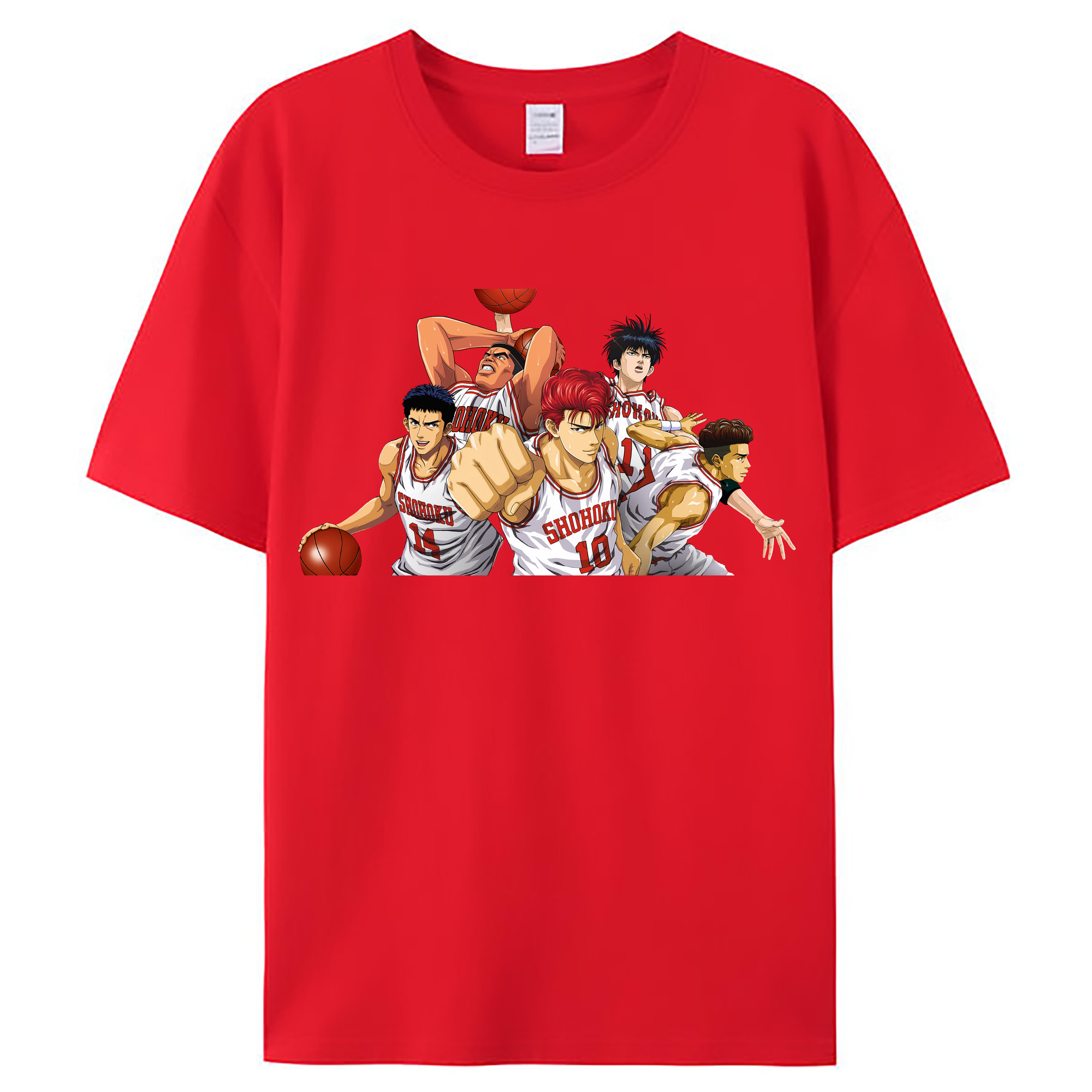 （画像用） SLAM DUNK／スラムダンク レディースカジュアルプリントTシャツ（綿100％）