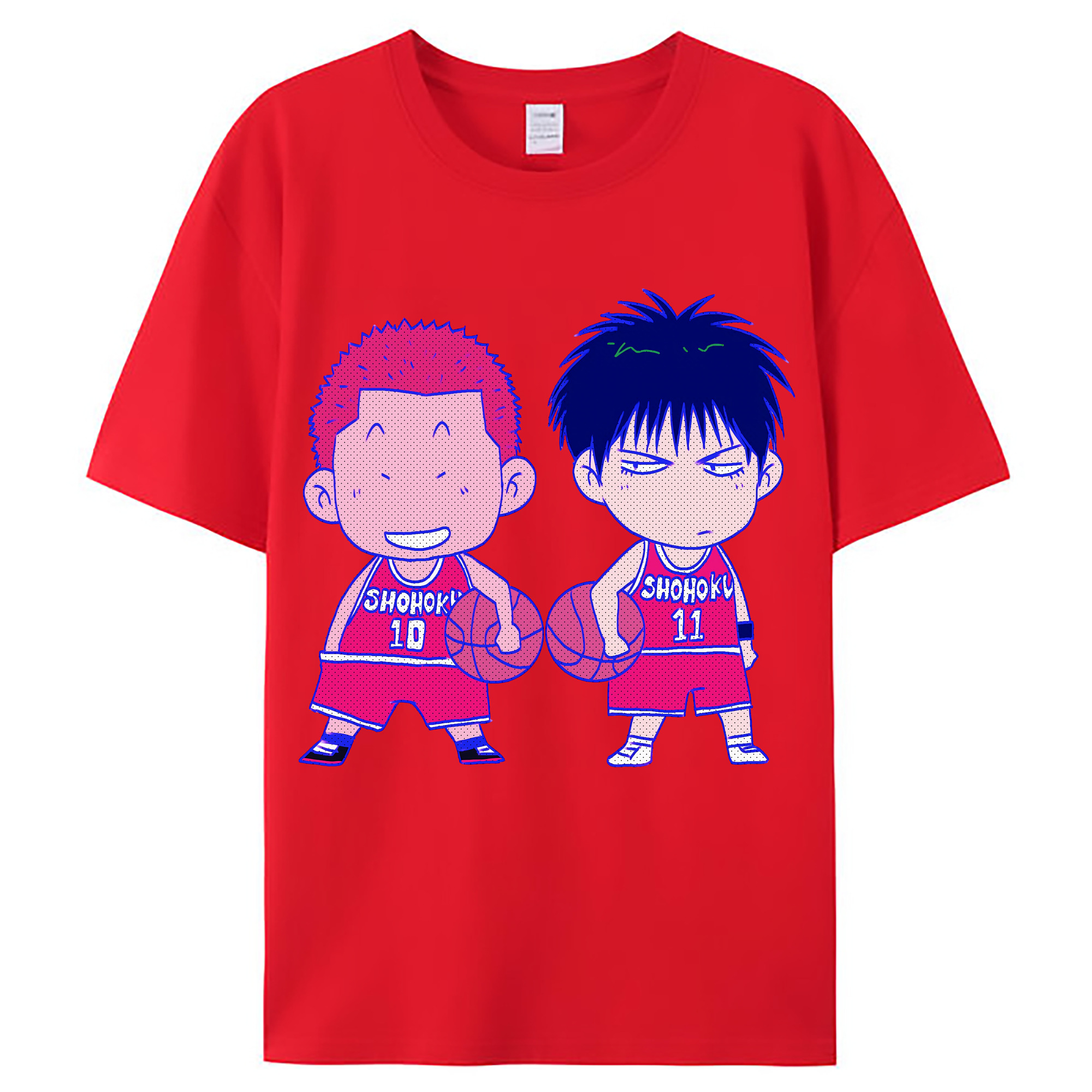 （画像用） SLAM DUNK／スラムダンク レディースカジュアルプリントTシャツ（綿100％）