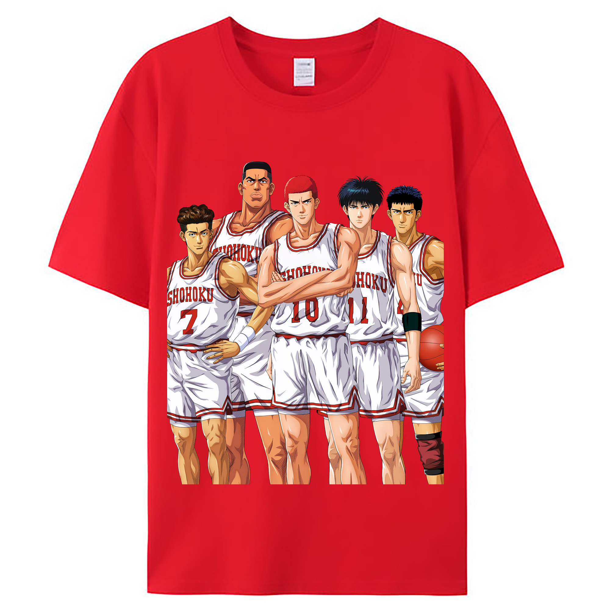 （画像用） SLAM DUNK／スラムダンク レディースカジュアルプリントTシャツ（綿100％）