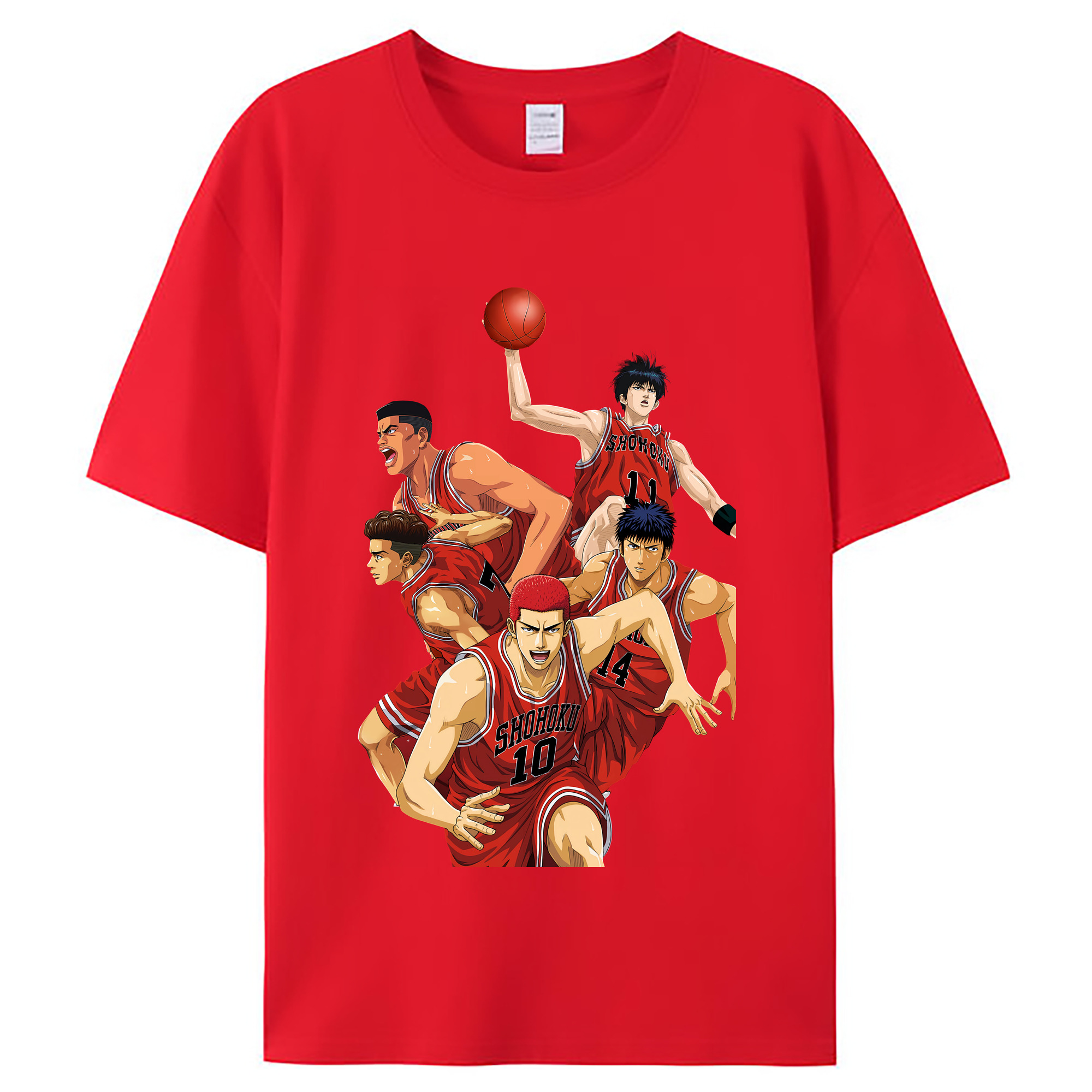 （画像用） SLAM DUNK／スラムダンク レディースカジュアルプリントTシャツ（綿100％）