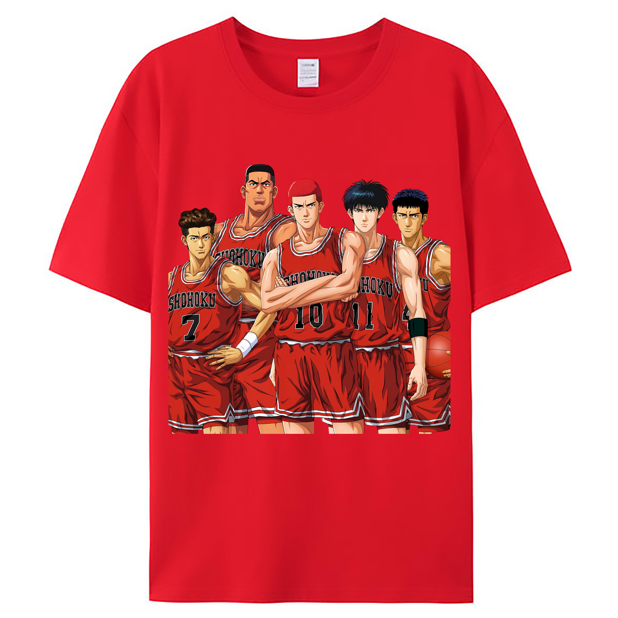 （画像用） SLAM DUNK／スラムダンク レディースカジュアルプリントTシャツ（綿100％）