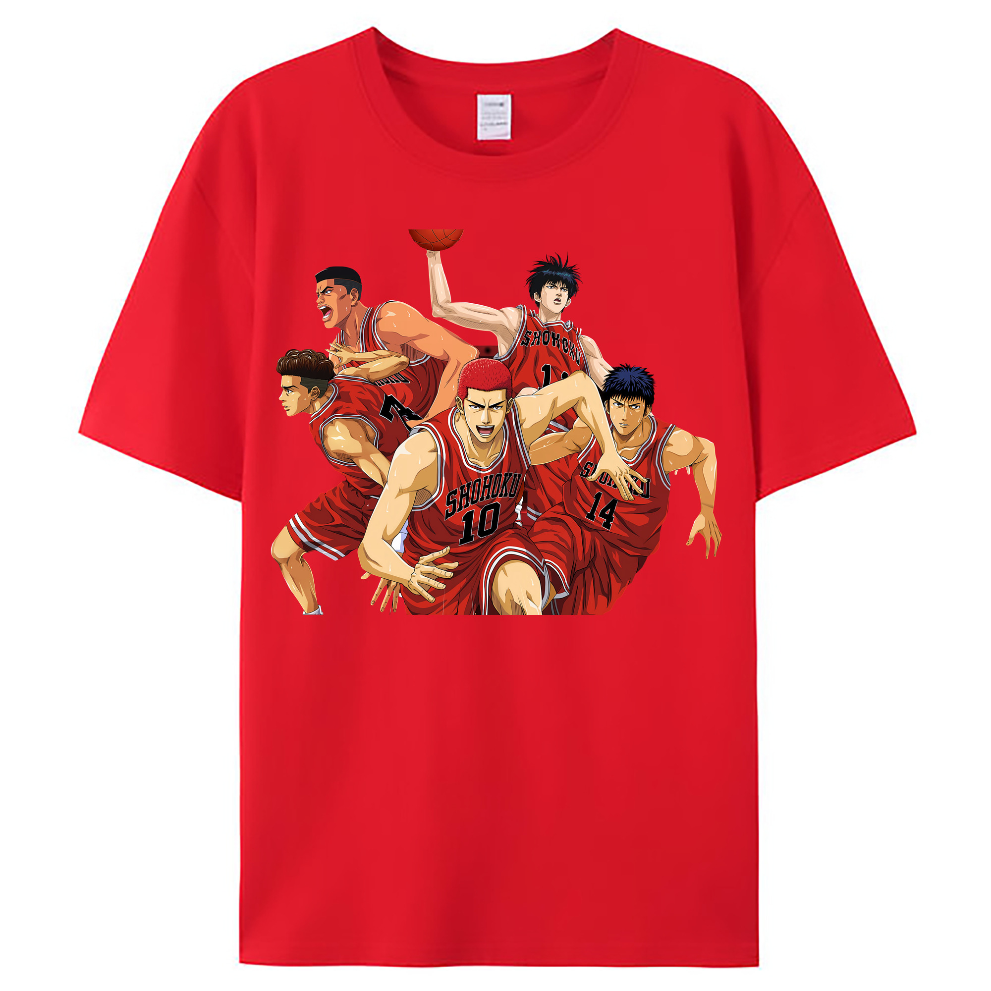 （画像用） SLAM DUNK／スラムダンク レディースカジュアルプリントTシャツ（綿100％）