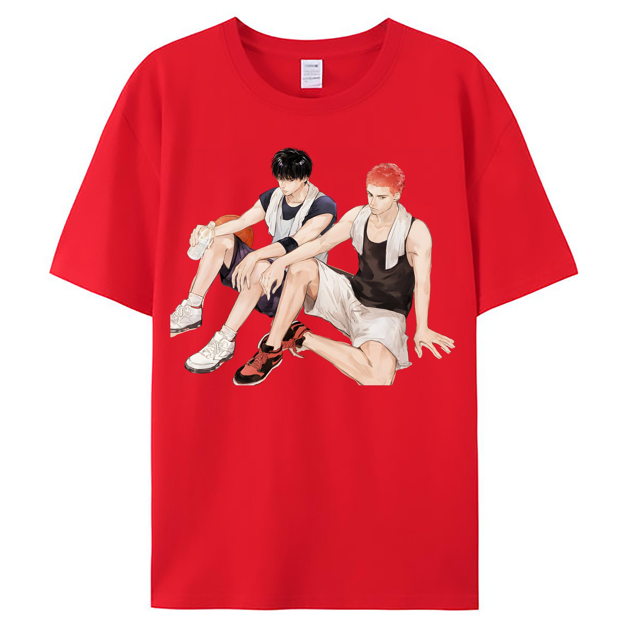（画像用） SLAM DUNK／スラムダンク レディースカジュアルプリントTシャツ（綿100％）