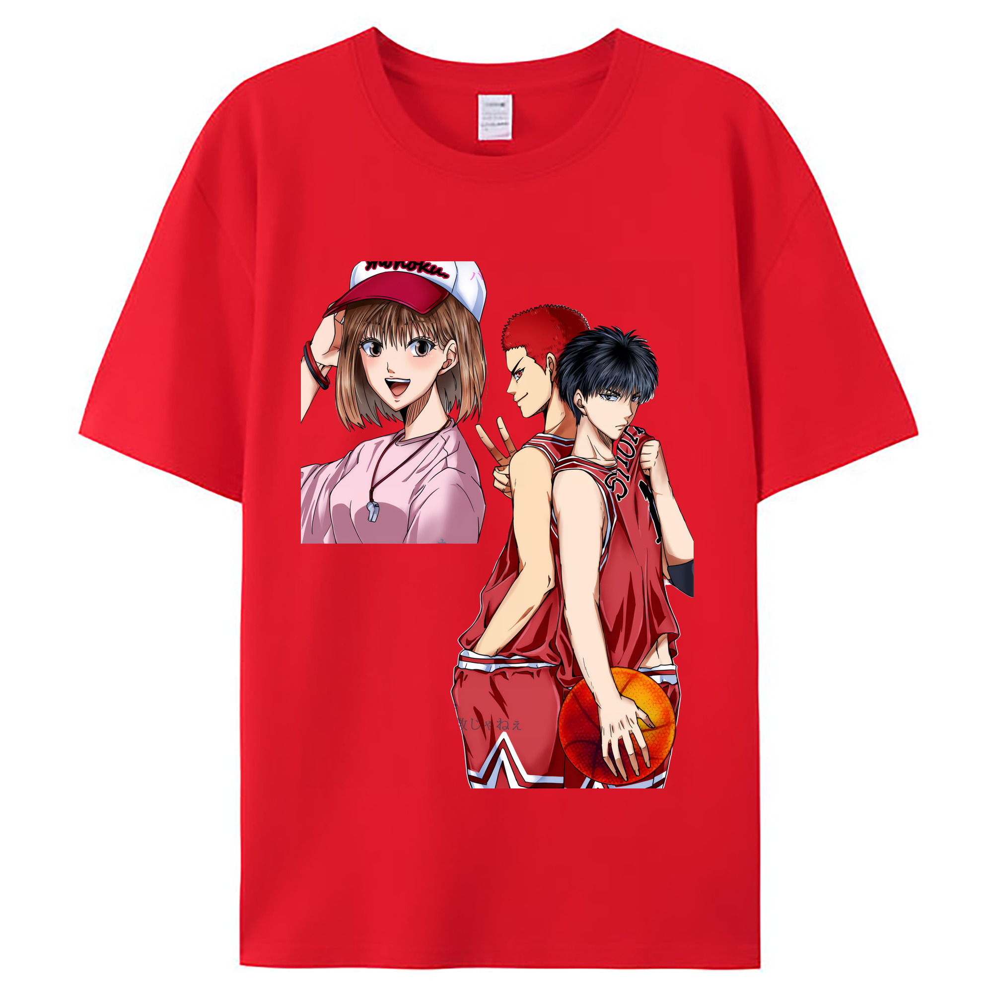 （画像用） SLAM DUNK／スラムダンク レディースカジュアルプリントTシャツ（綿100％）