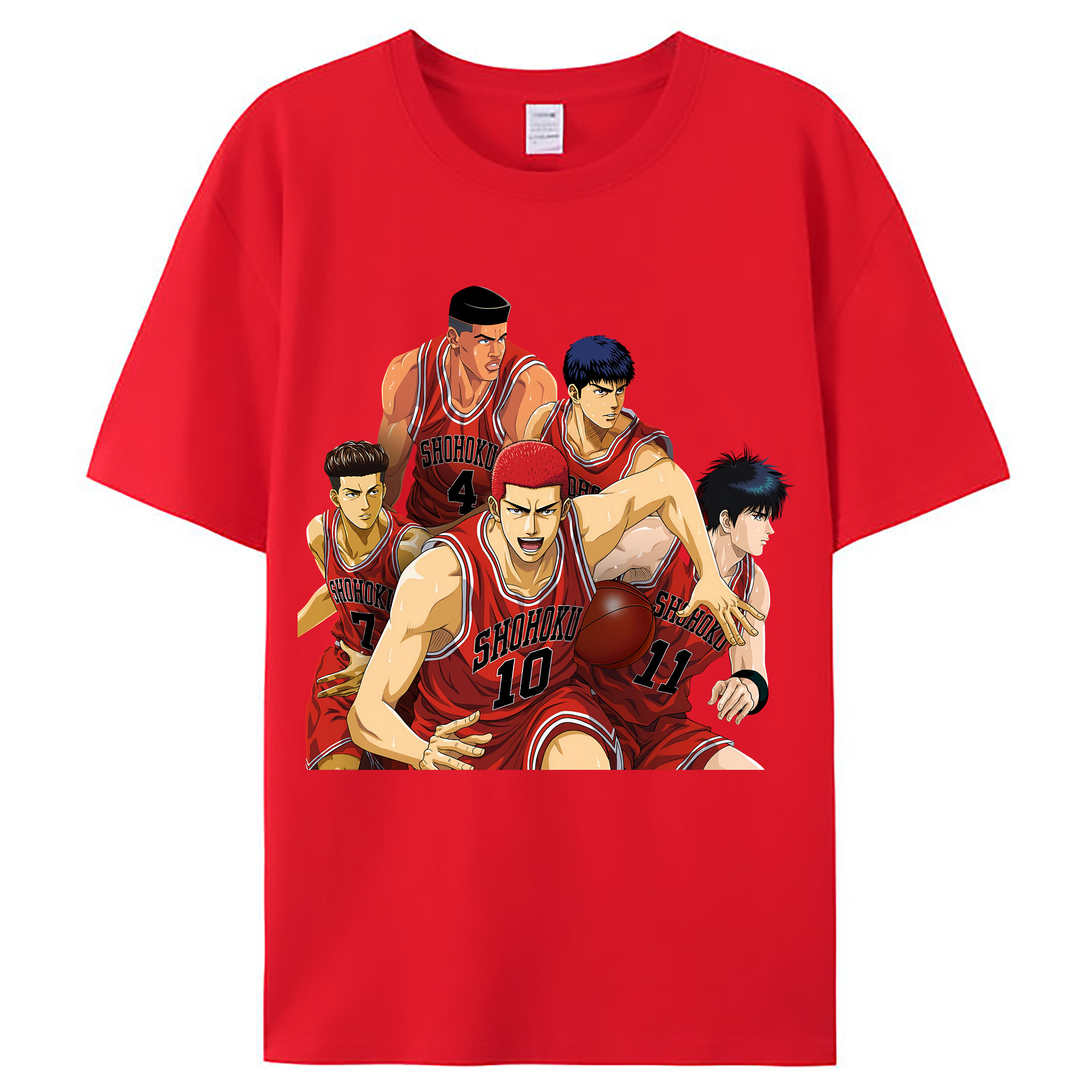 （画像用） SLAM DUNK／スラムダンク レディースカジュアルプリントTシャツ（綿100％）