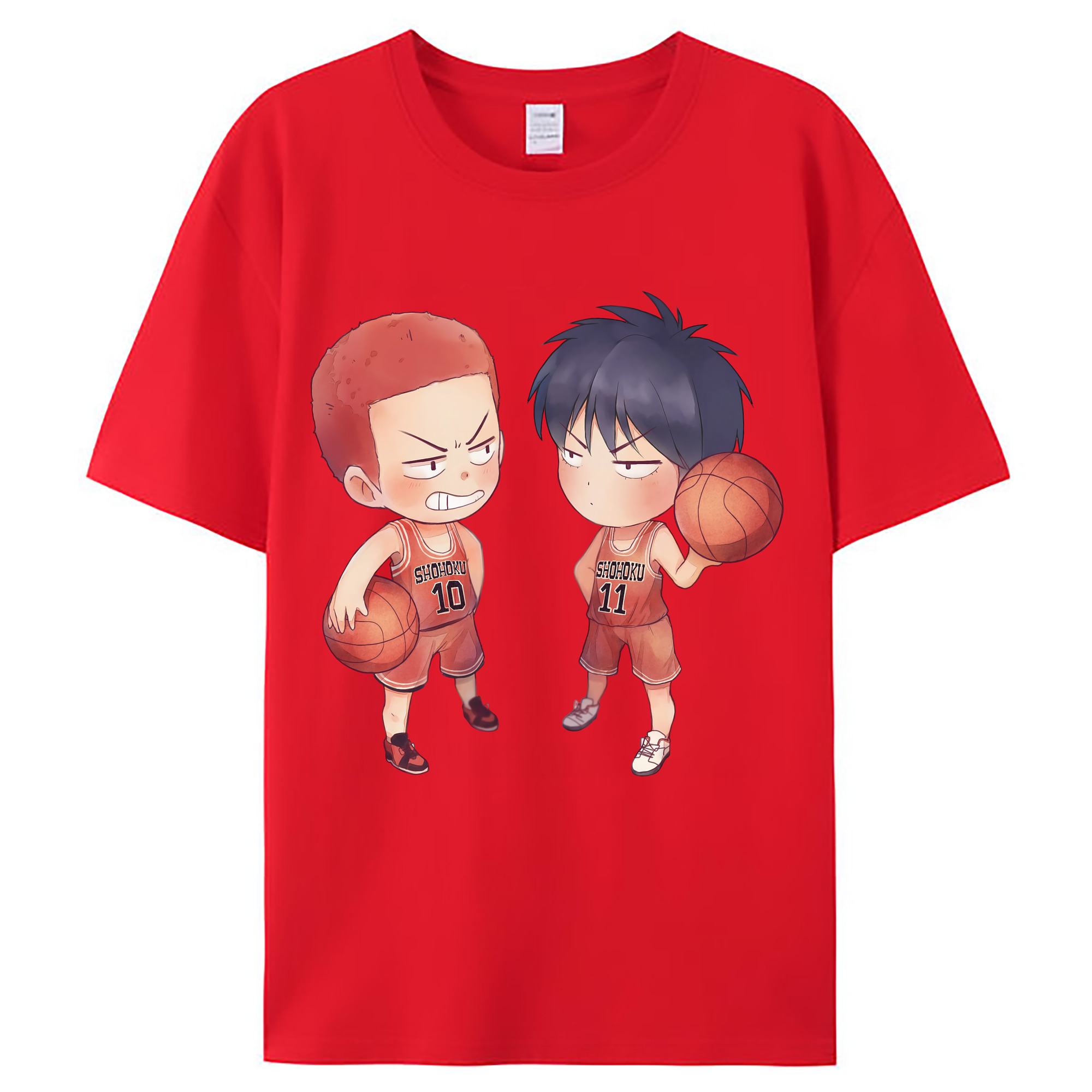（画像用） SLAM DUNK／スラムダンク レディースカジュアルプリントTシャツ（綿100％）
