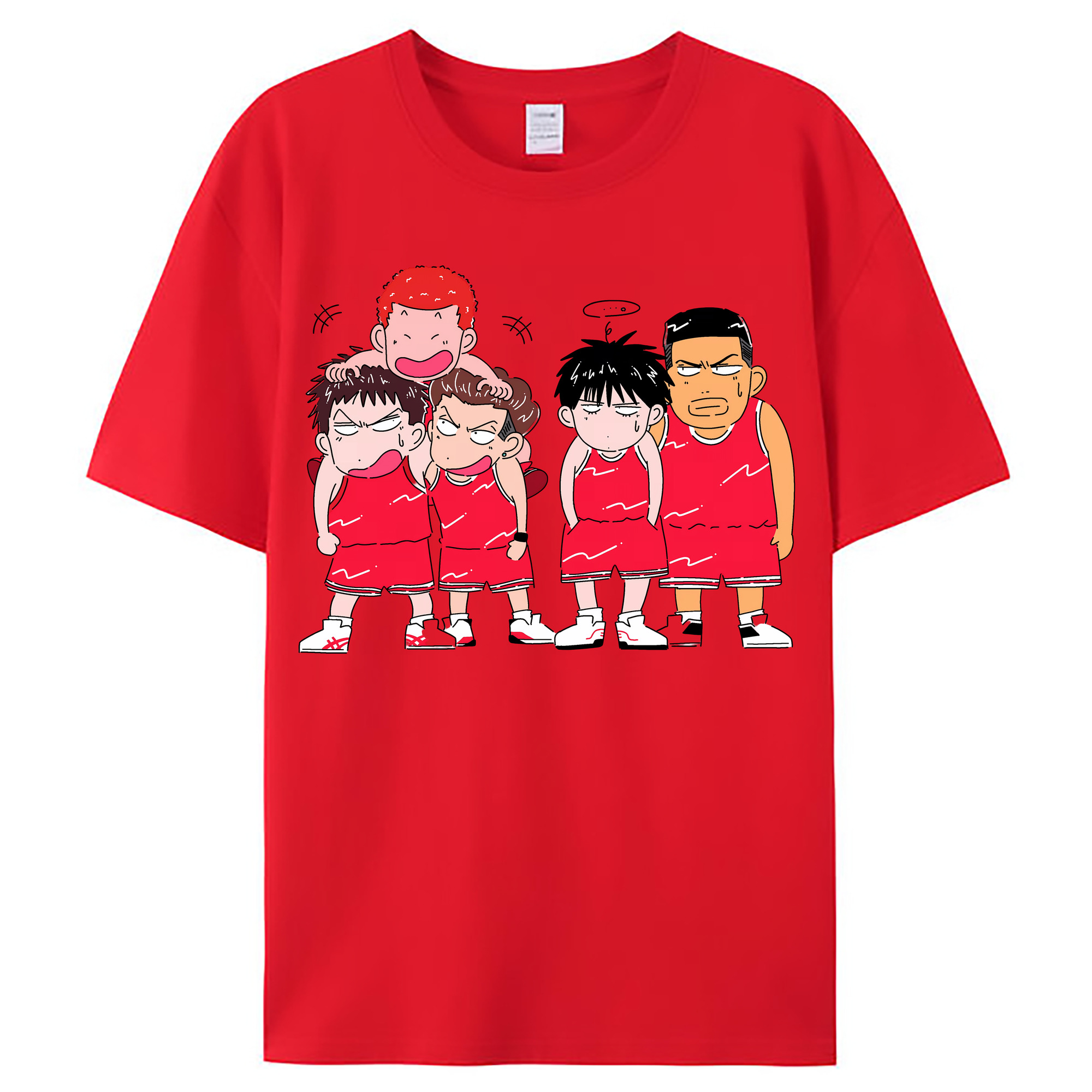 （画像用） SLAM DUNK／スラムダンク レディースカジュアルプリントTシャツ（綿100％）