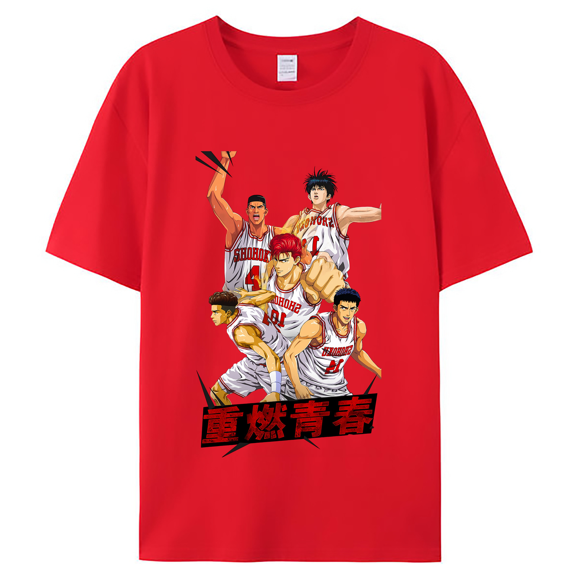 （画像用） SLAM DUNK／スラムダンク レディースカジュアルプリントTシャツ（綿100％）