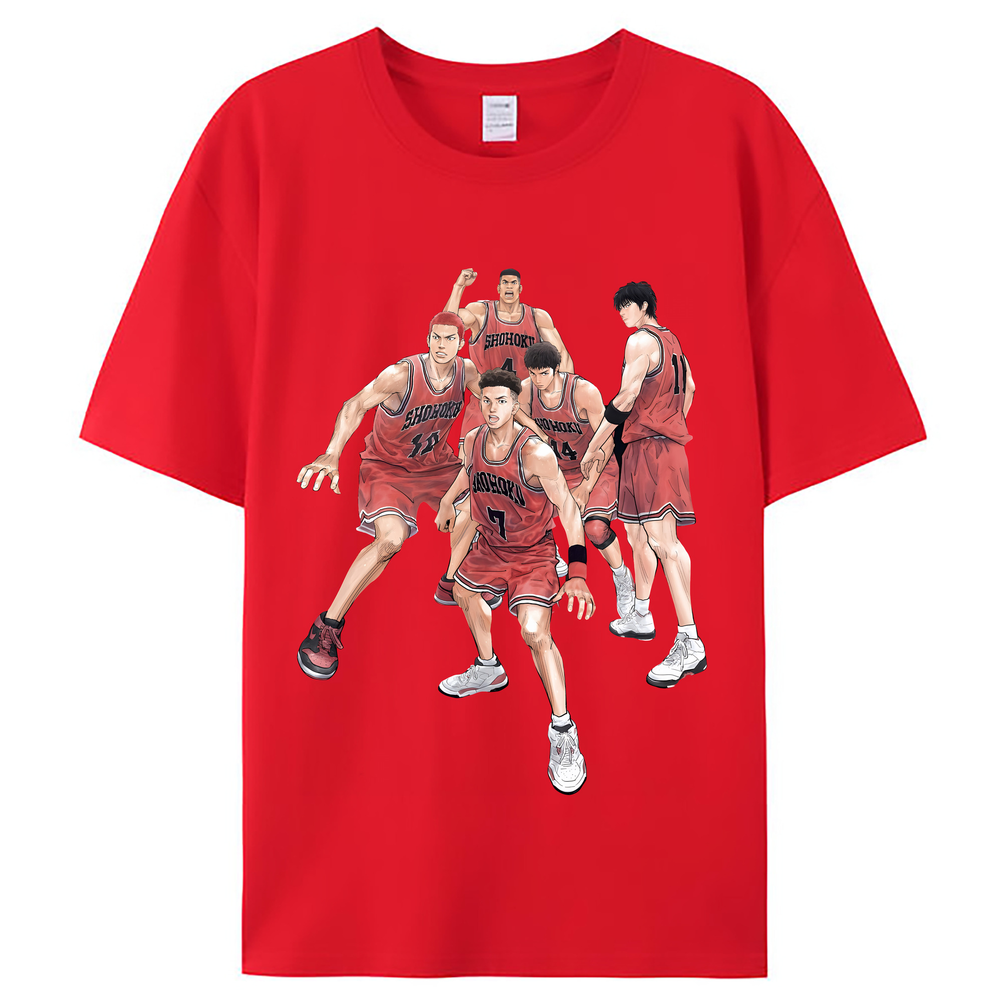 （画像用） SLAM DUNK／スラムダンク レディースカジュアルプリントTシャツ（綿100％）