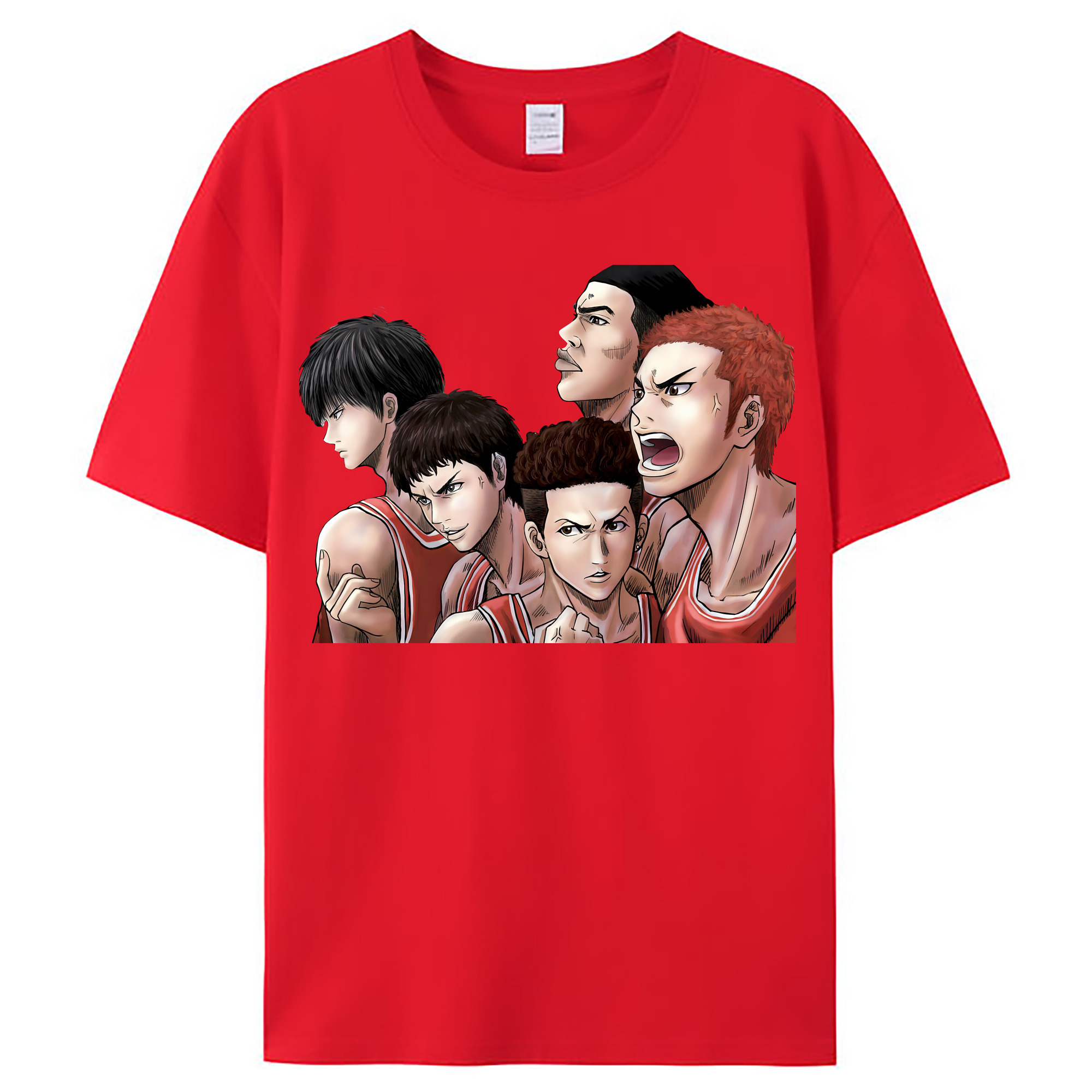 （画像用） SLAM DUNK／スラムダンク レディースカジュアルプリントTシャツ（綿100％）