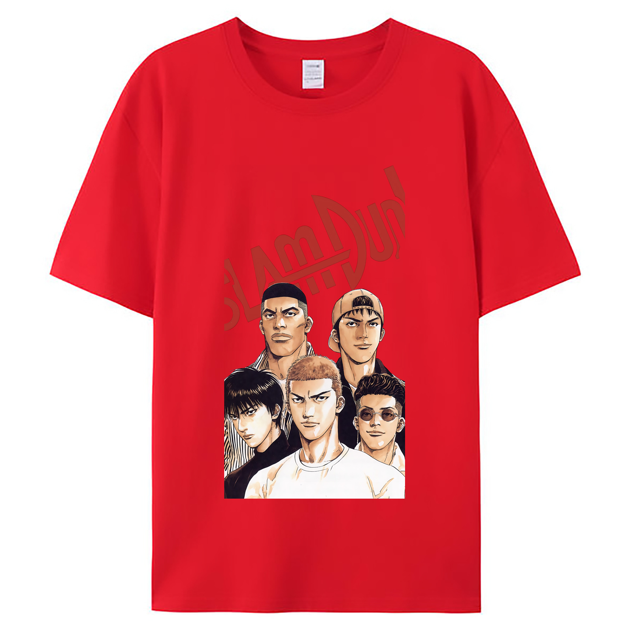 （画像用） SLAM DUNK／スラムダンク レディースカジュアルプリントTシャツ（綿100％）