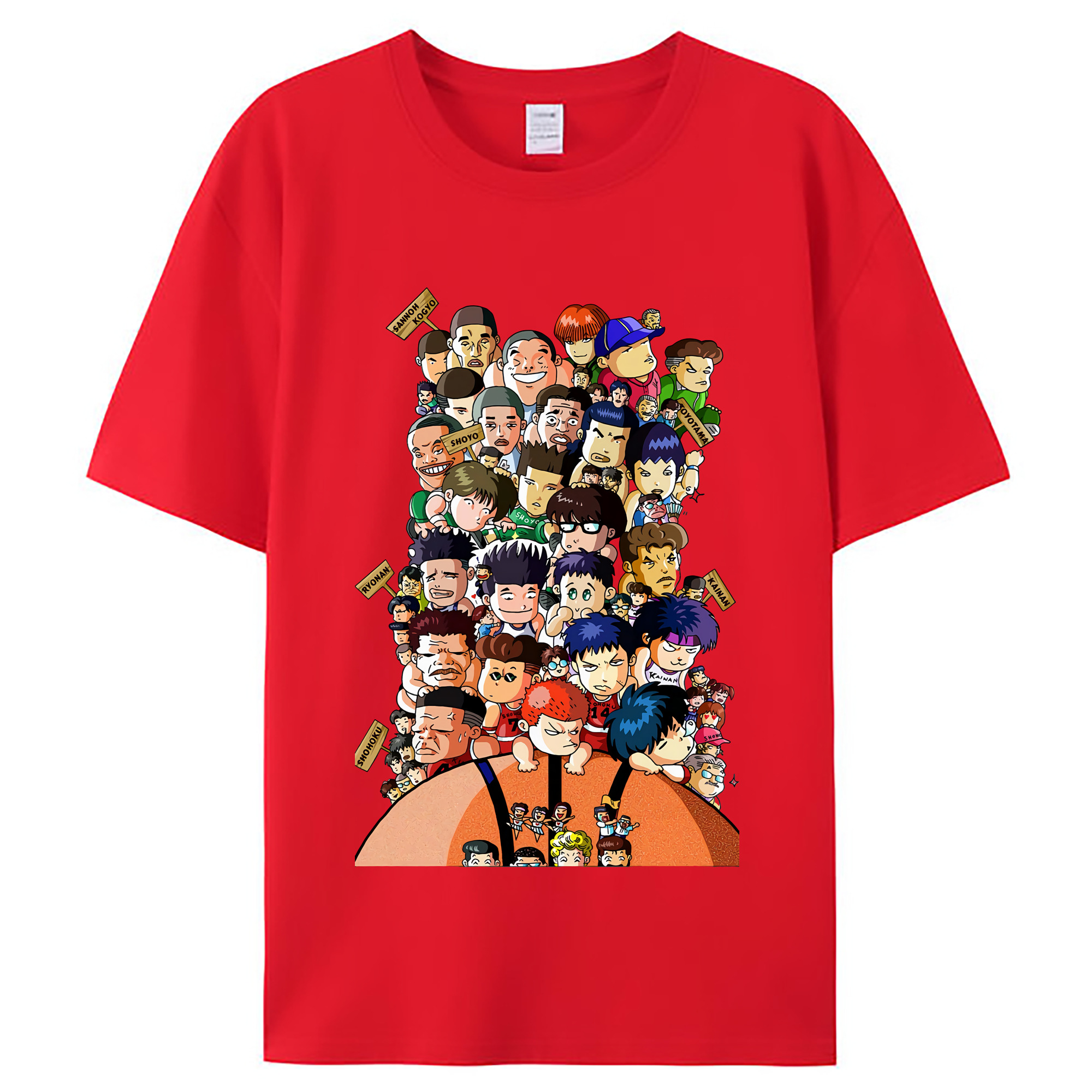 （画像用） SLAM DUNK／スラムダンク レディースカジュアルプリントTシャツ（綿100％）