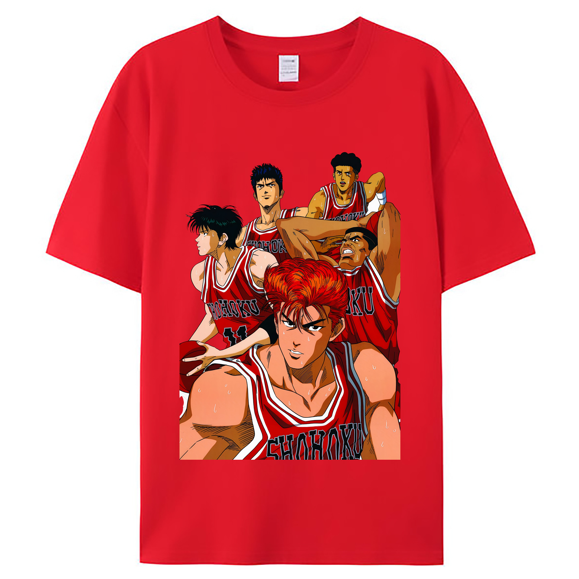 （画像用） SLAM DUNK／スラムダンク レディースカジュアルプリントTシャツ（綿100％）