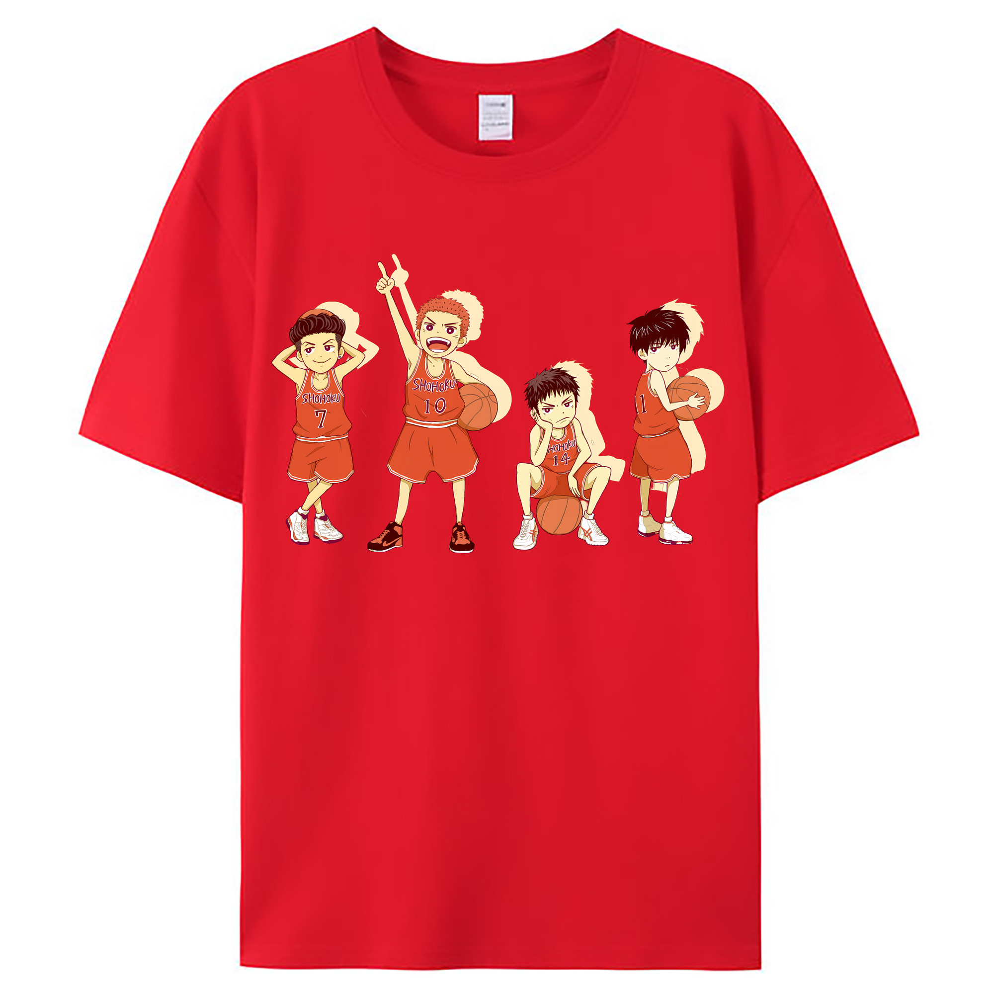 （画像用） SLAM DUNK／スラムダンク レディースカジュアルプリントTシャツ（綿100％）