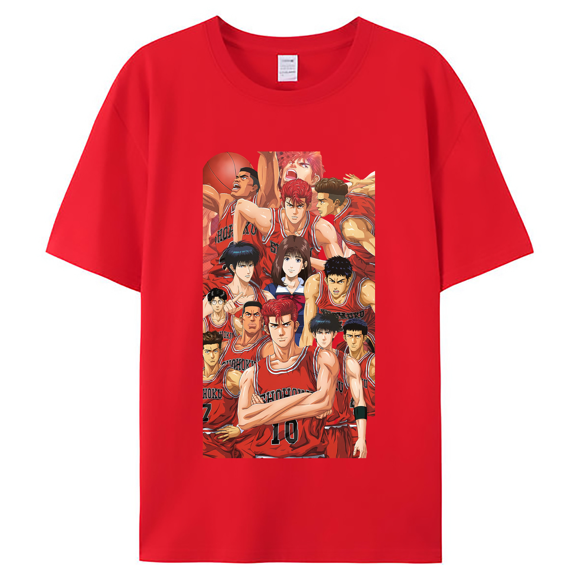 （画像用） SLAM DUNK／スラムダンク レディースカジュアルプリントTシャツ（綿100％）