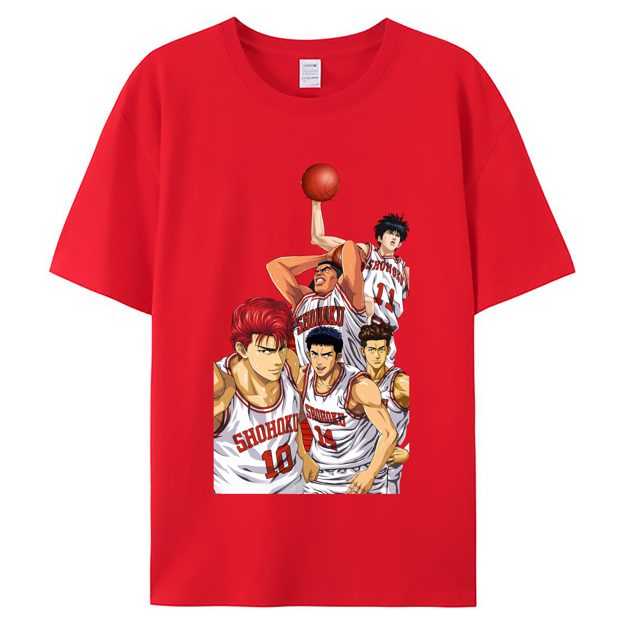 （画像用） SLAM DUNK／スラムダンク レディースカジュアルプリントTシャツ（綿100％）