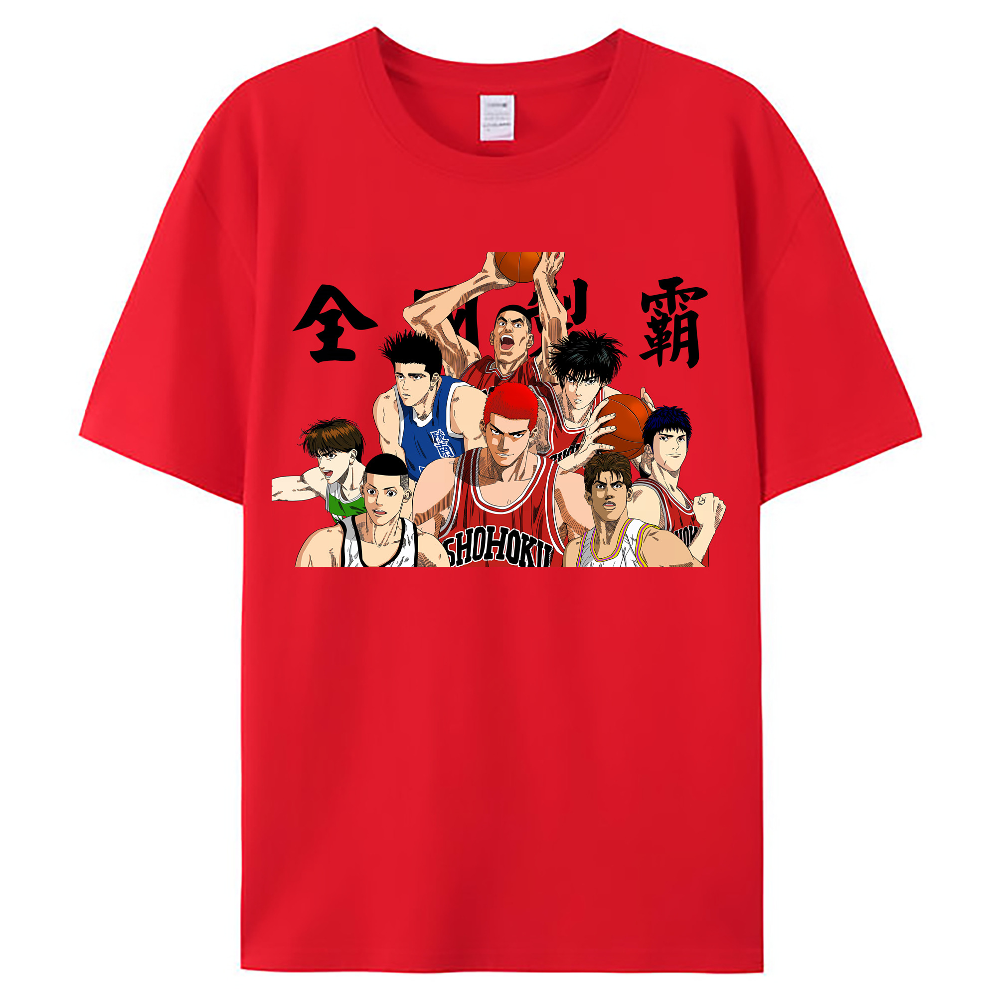 （画像用） SLAM DUNK／スラムダンク レディースカジュアルプリントTシャツ（綿100％）
