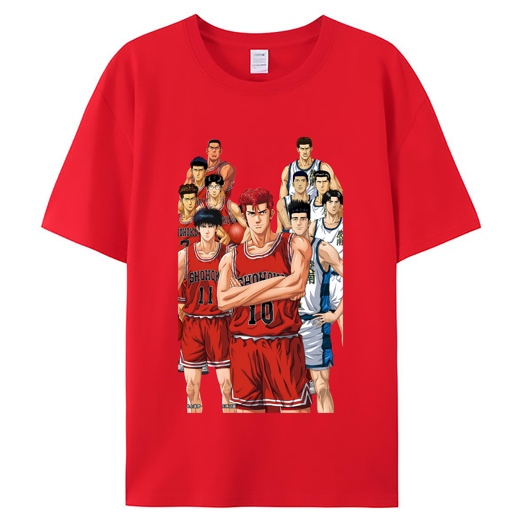（画像用） SLAM DUNK／スラムダンク レディースカジュアルプリントTシャツ（綿100％）