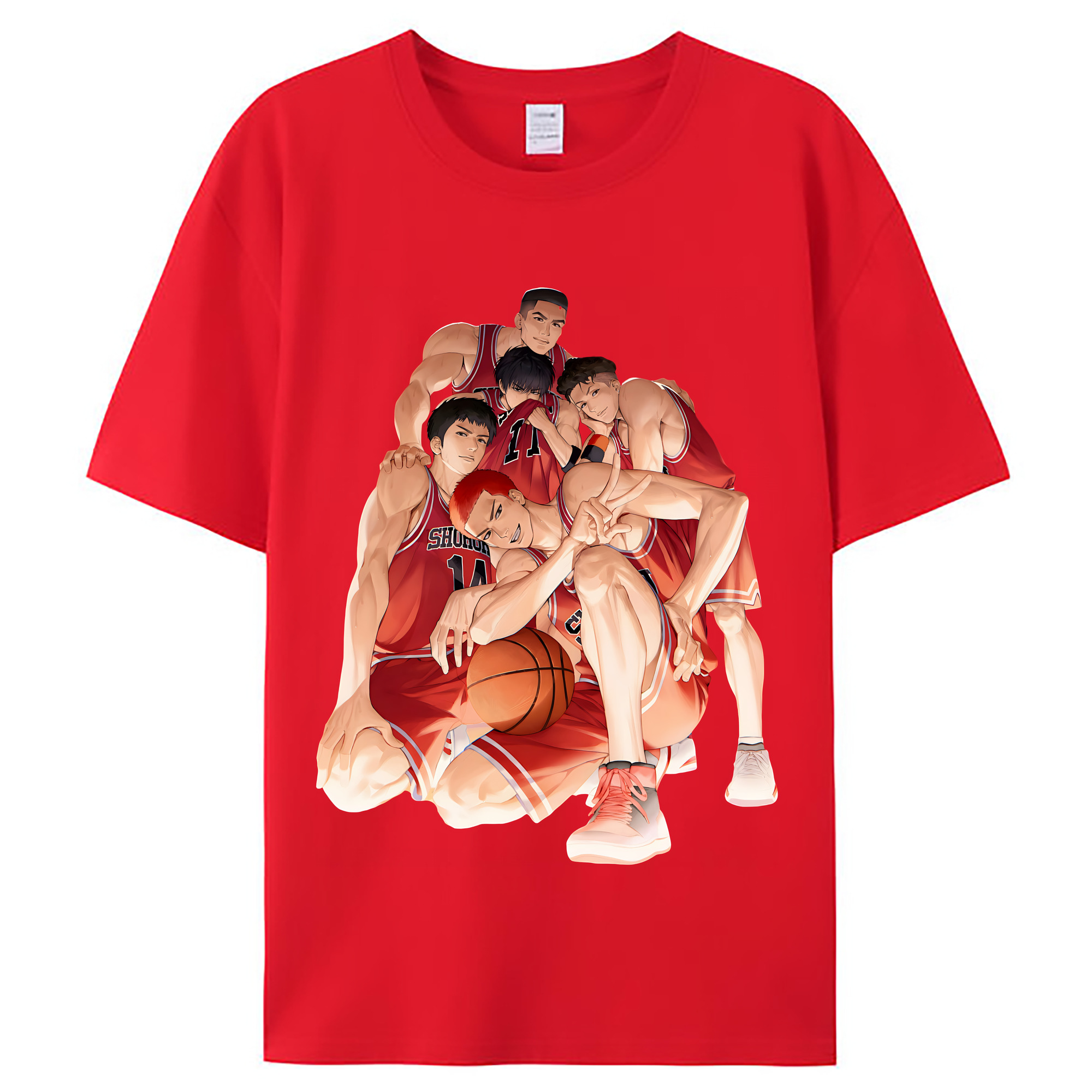 （画像用） SLAM DUNK／スラムダンク レディースカジュアルプリントTシャツ（綿100％）