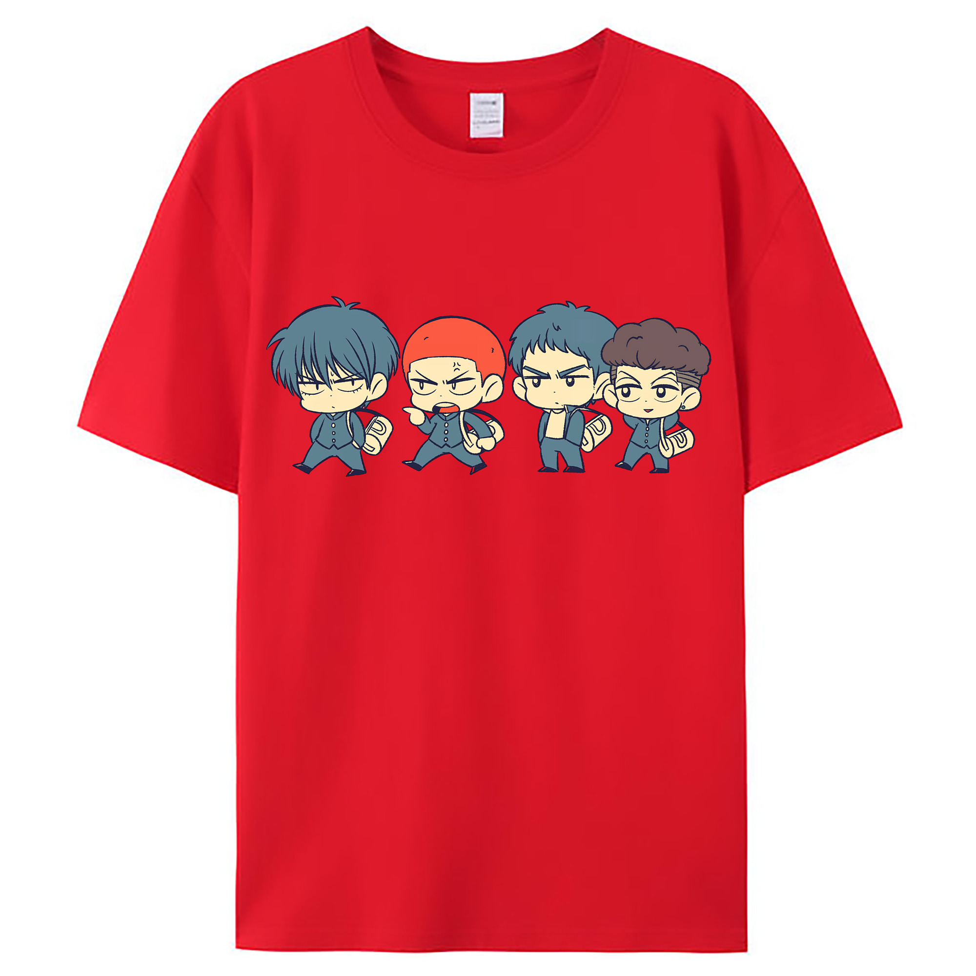 （画像用） SLAM DUNK／スラムダンク レディースカジュアルプリントTシャツ（綿100％）