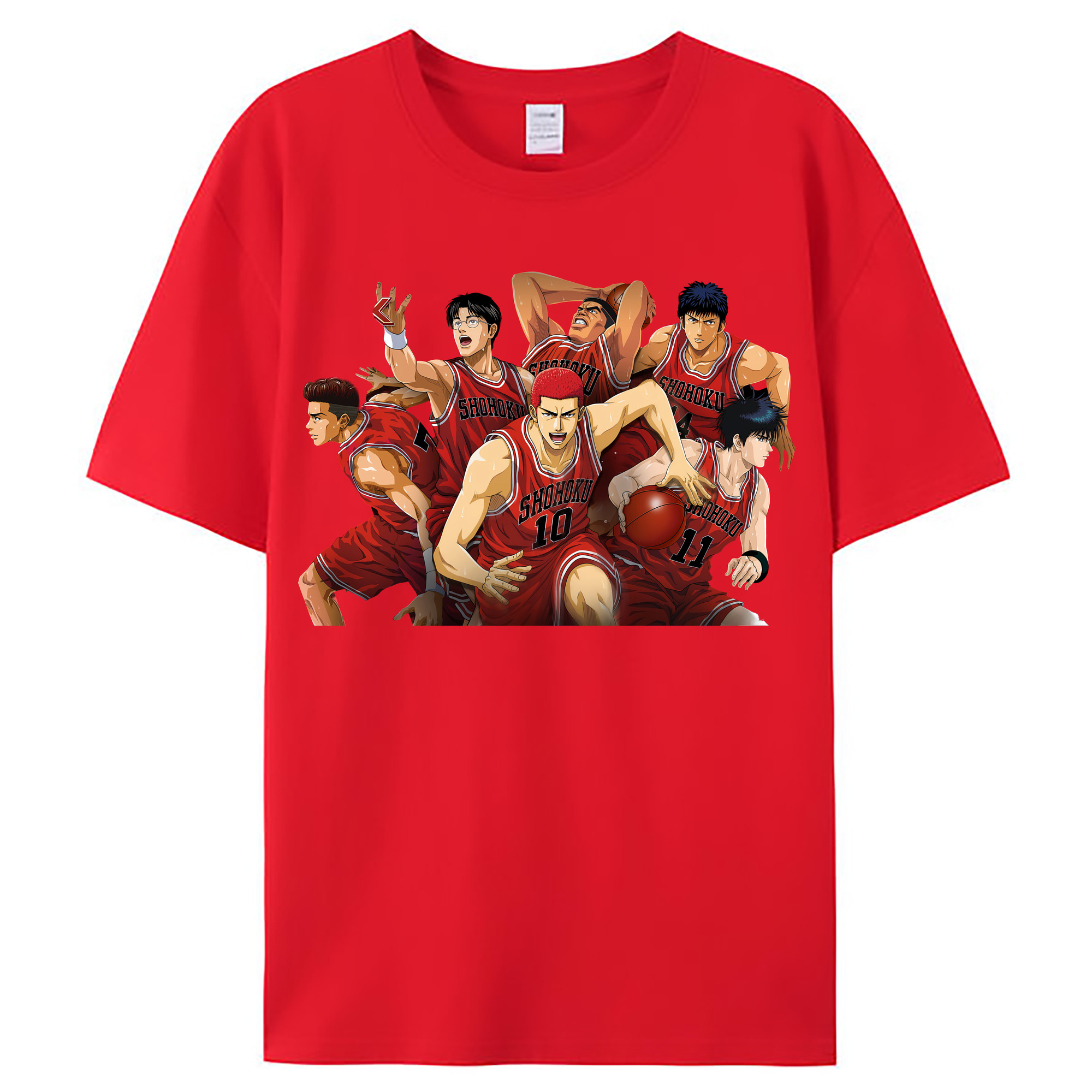 （画像用） SLAM DUNK／スラムダンク レディースカジュアルプリントTシャツ（綿100％）