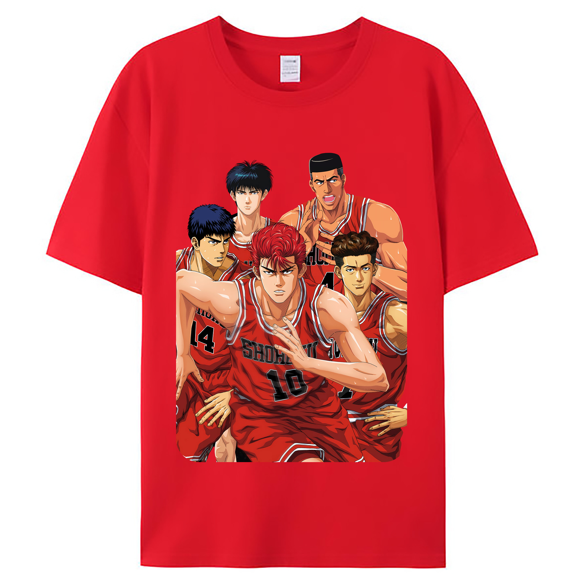（画像用） SLAM DUNK／スラムダンク レディースカジュアルプリントTシャツ（綿100％）