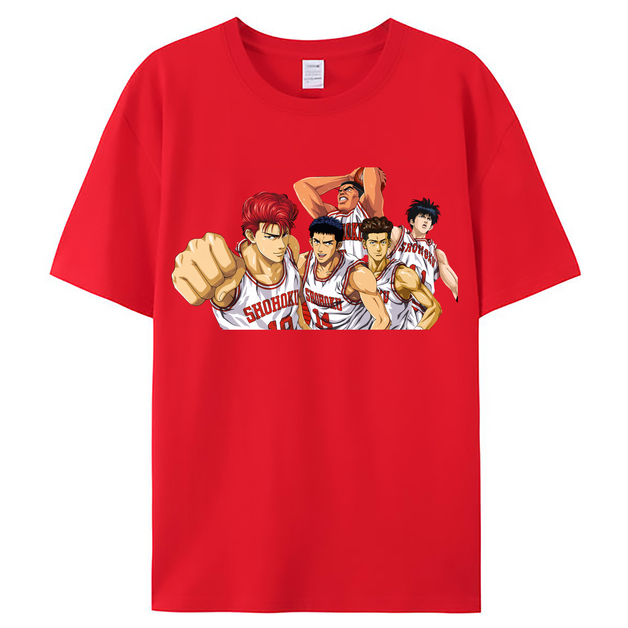（画像用） SLAM DUNK／スラムダンク レディースカジュアルプリントTシャツ（綿100％）
