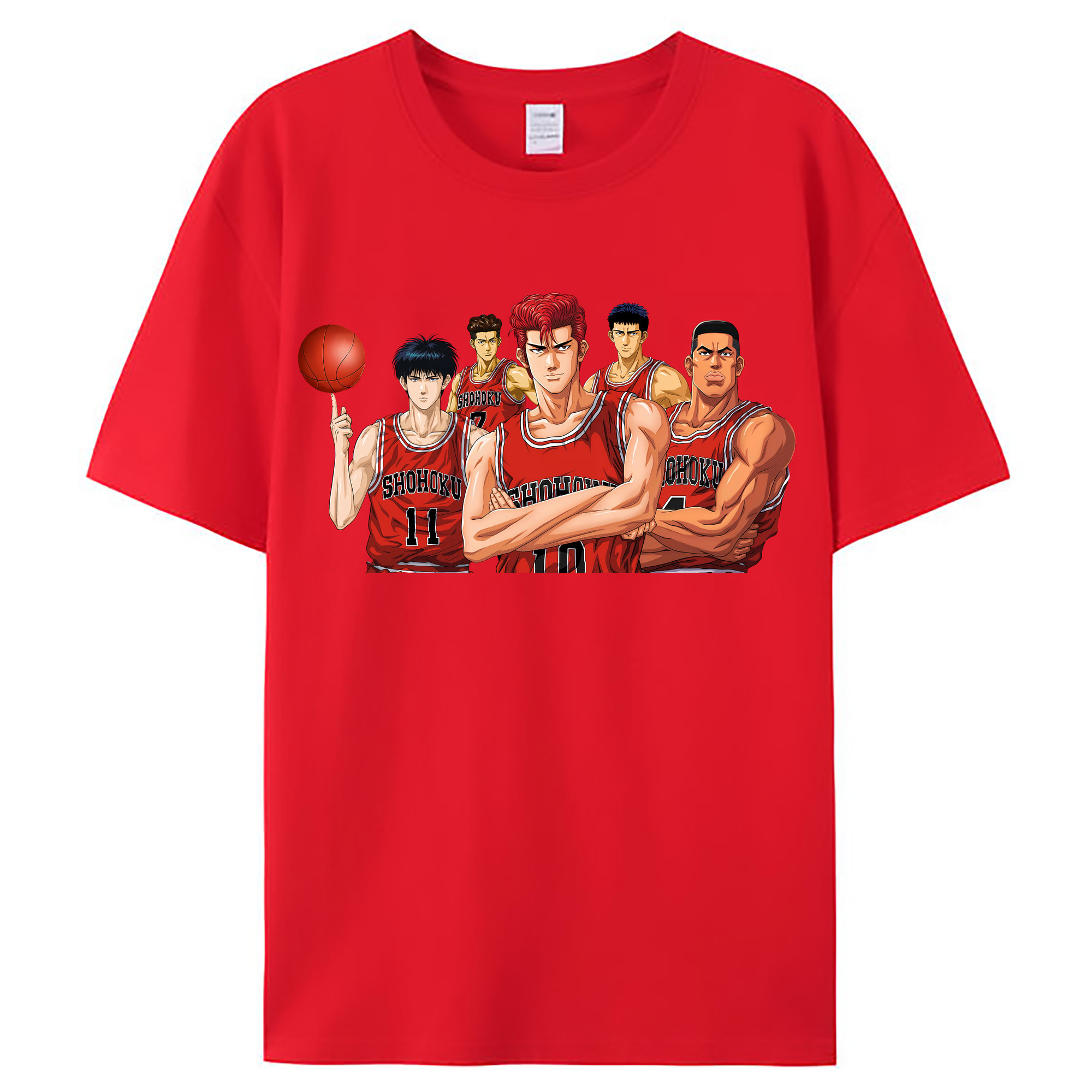 （画像用） SLAM DUNK／スラムダンク レディースカジュアルプリントTシャツ（綿100％）